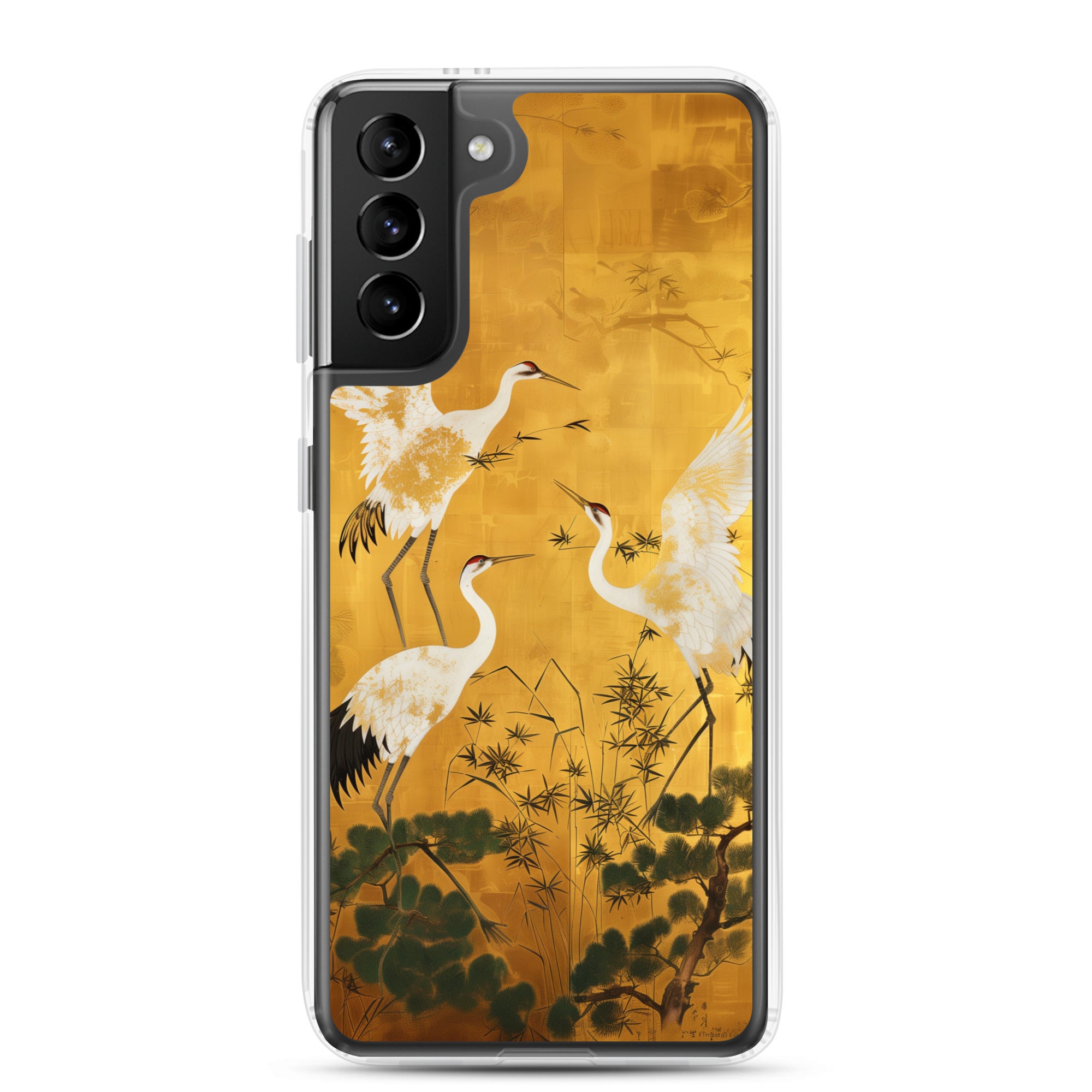 "ukiyo-e. crane." Clear Case for Samsung®