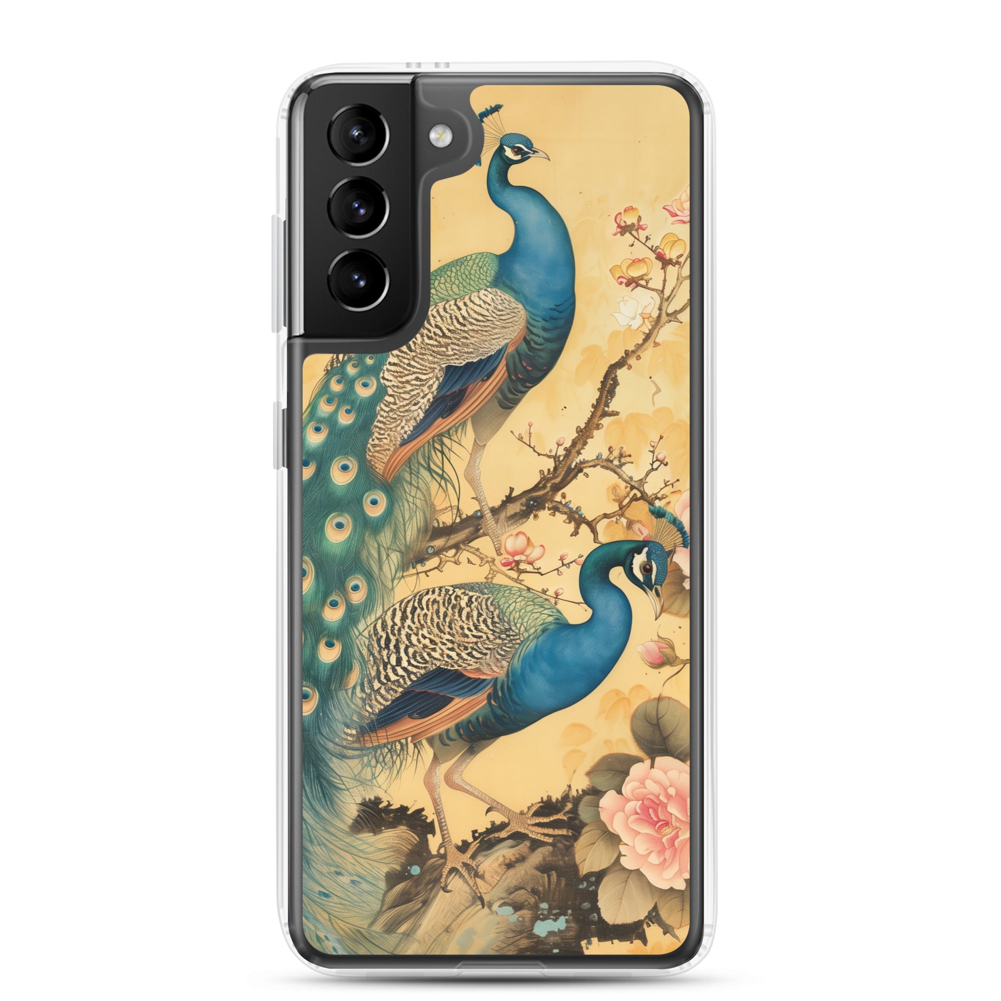 "peacock" Clear Case for Samsung®