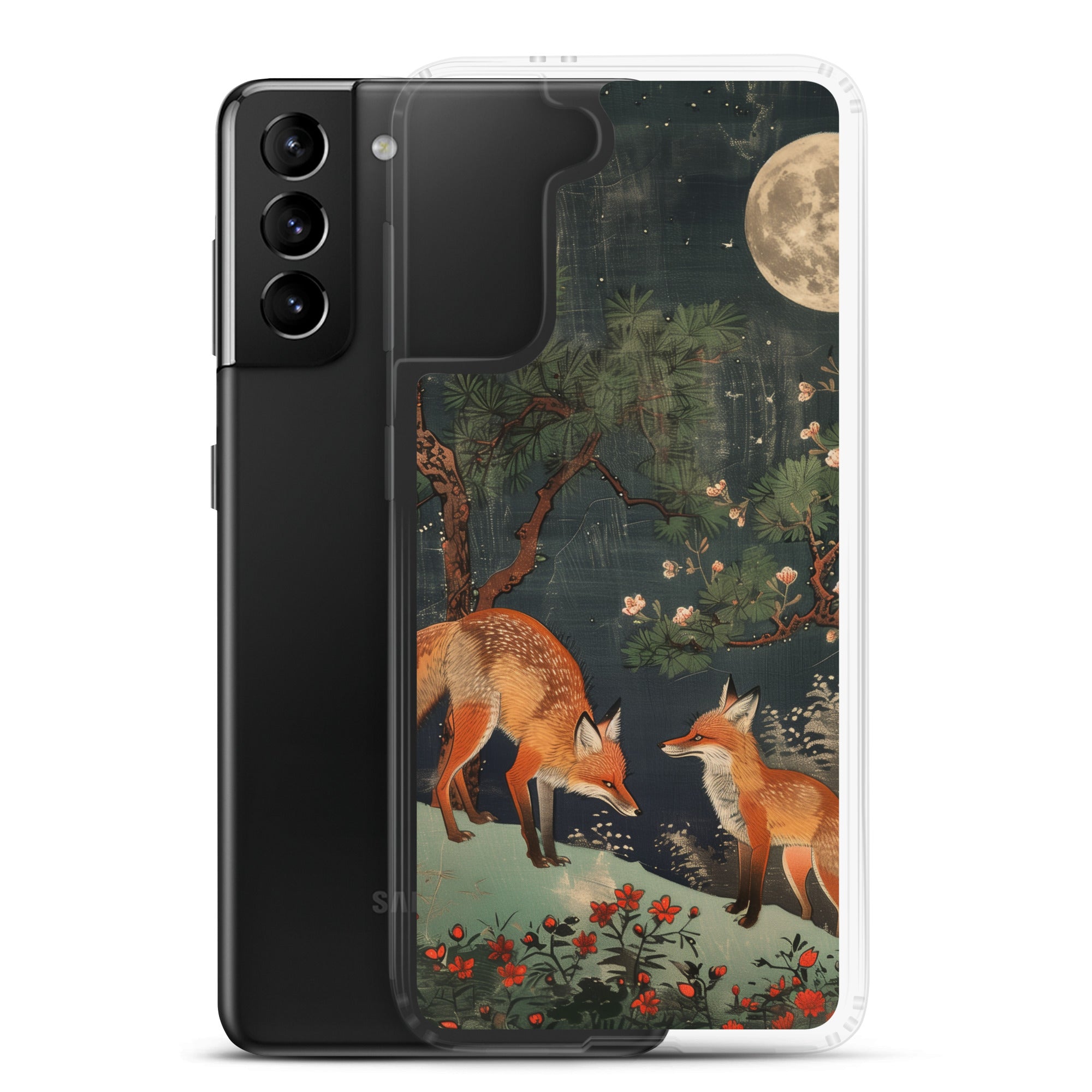 "two foxes" Clear Case for Samsung®