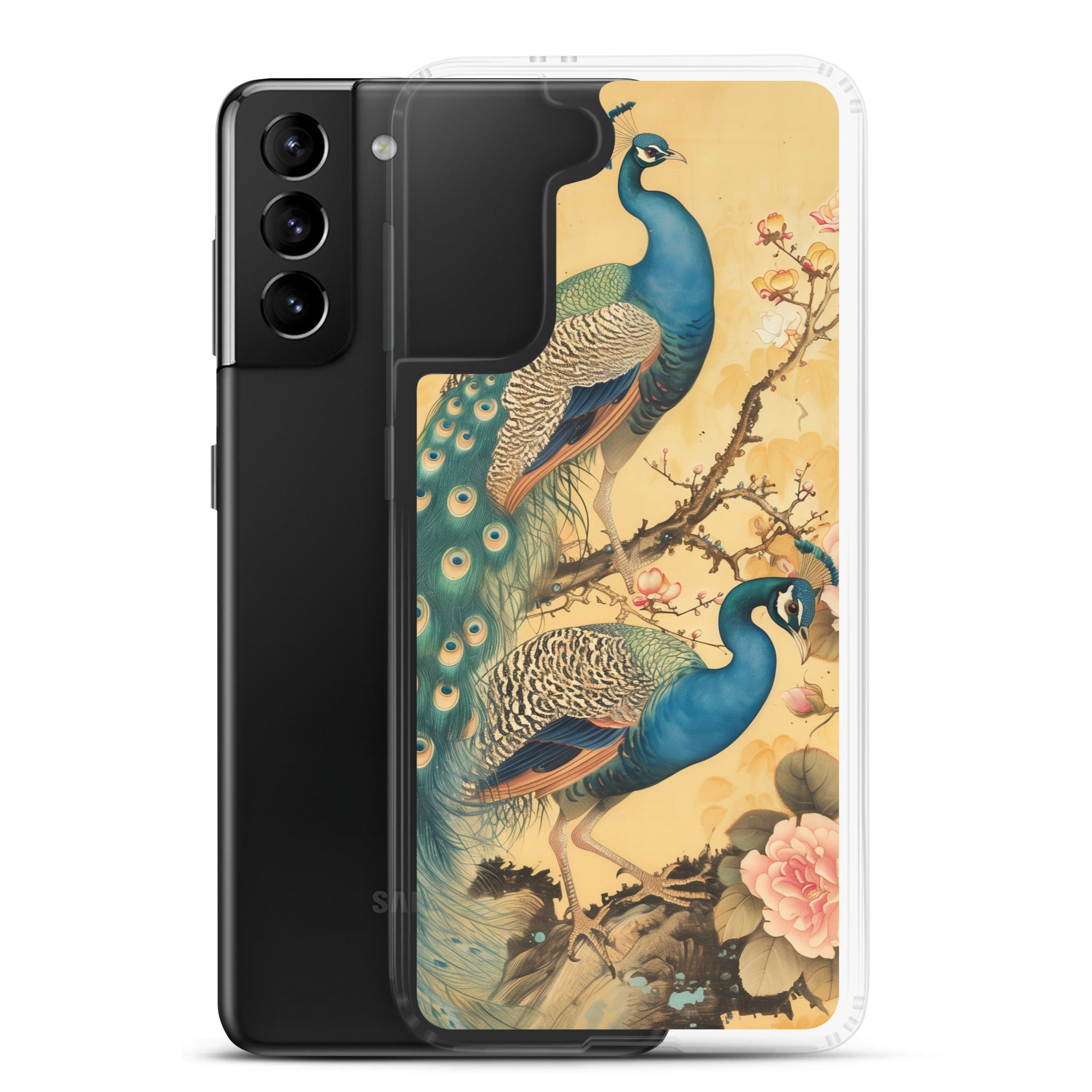 "peacock" Clear Case for Samsung®