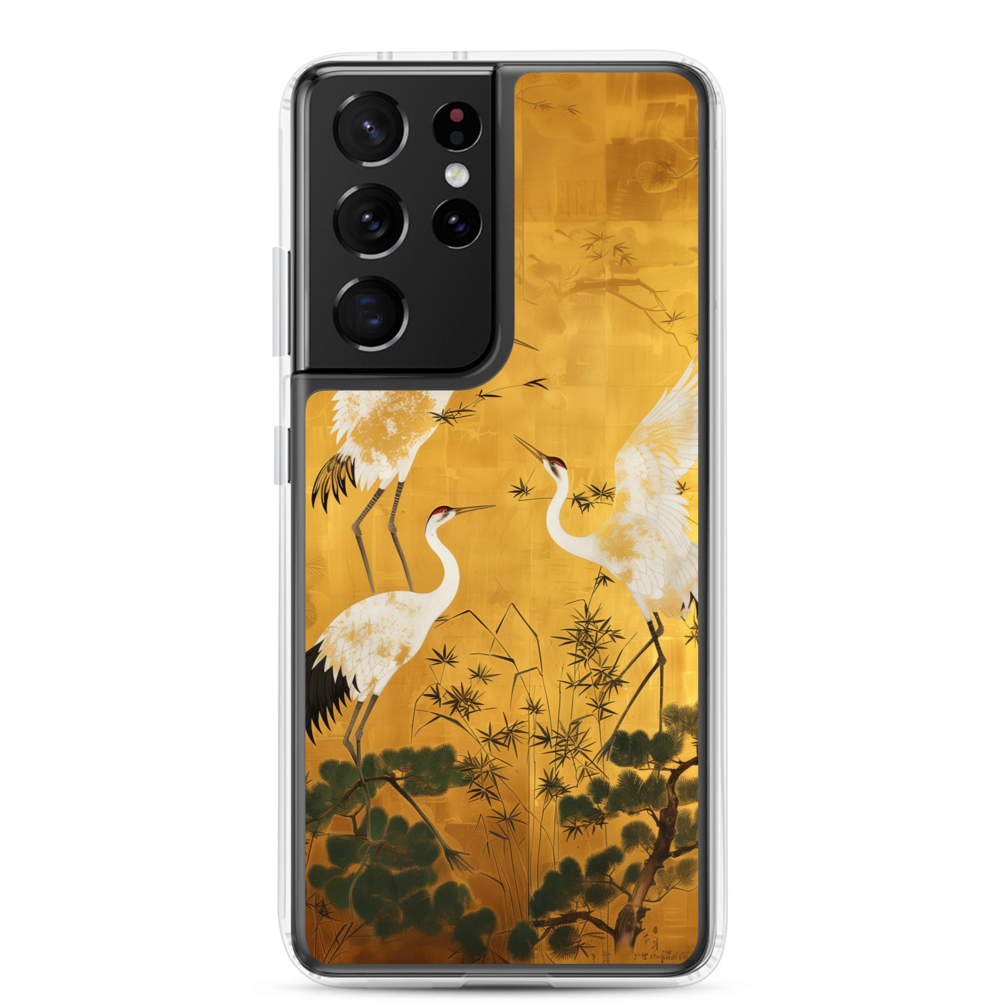 "ukiyo-e. crane." Clear Case for Samsung®