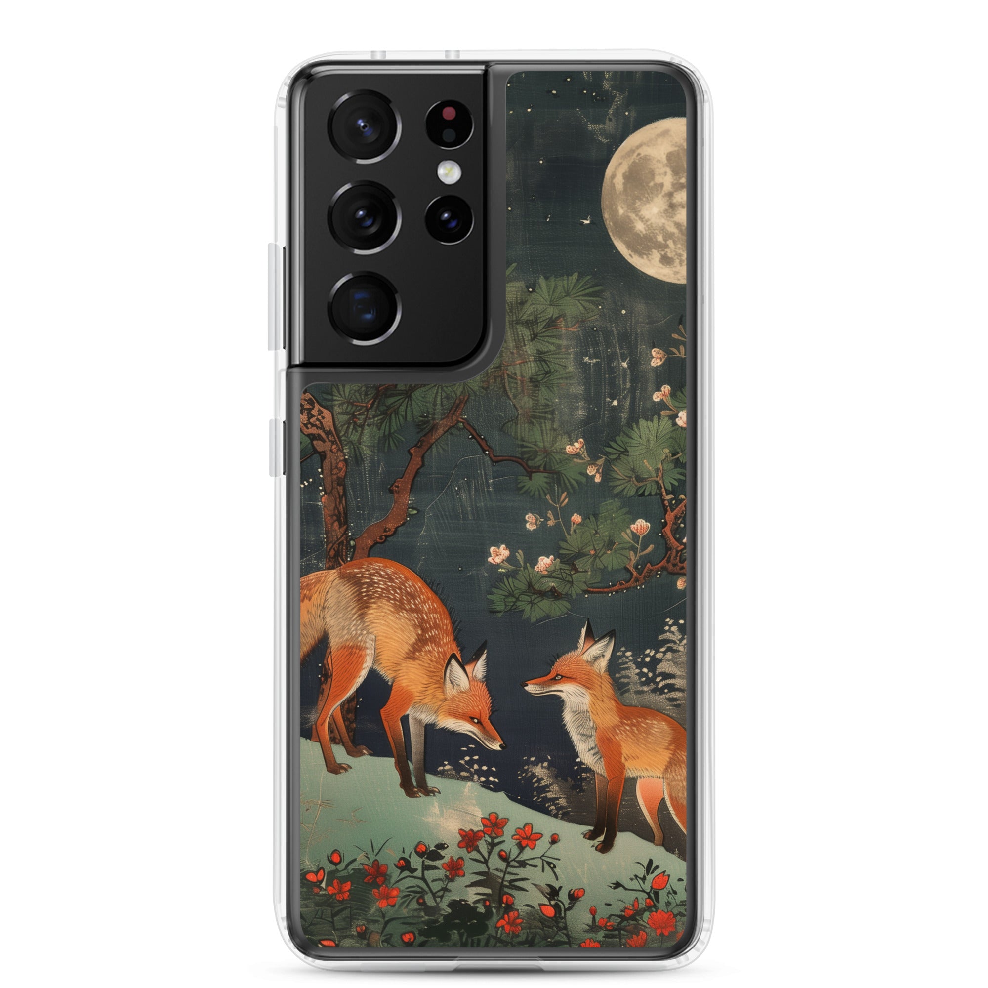 "two foxes" Clear Case for Samsung®