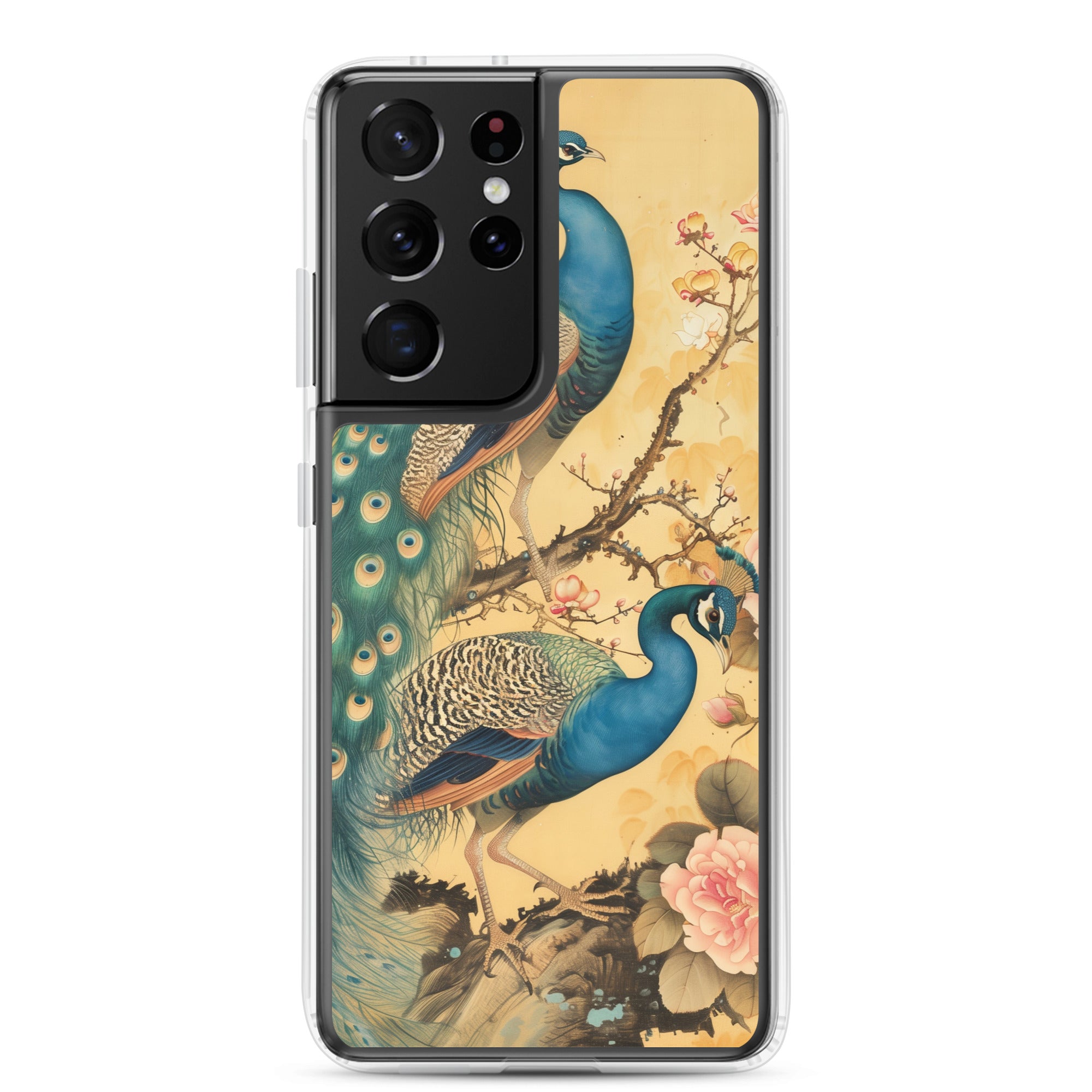 "peacock" Clear Case for Samsung®