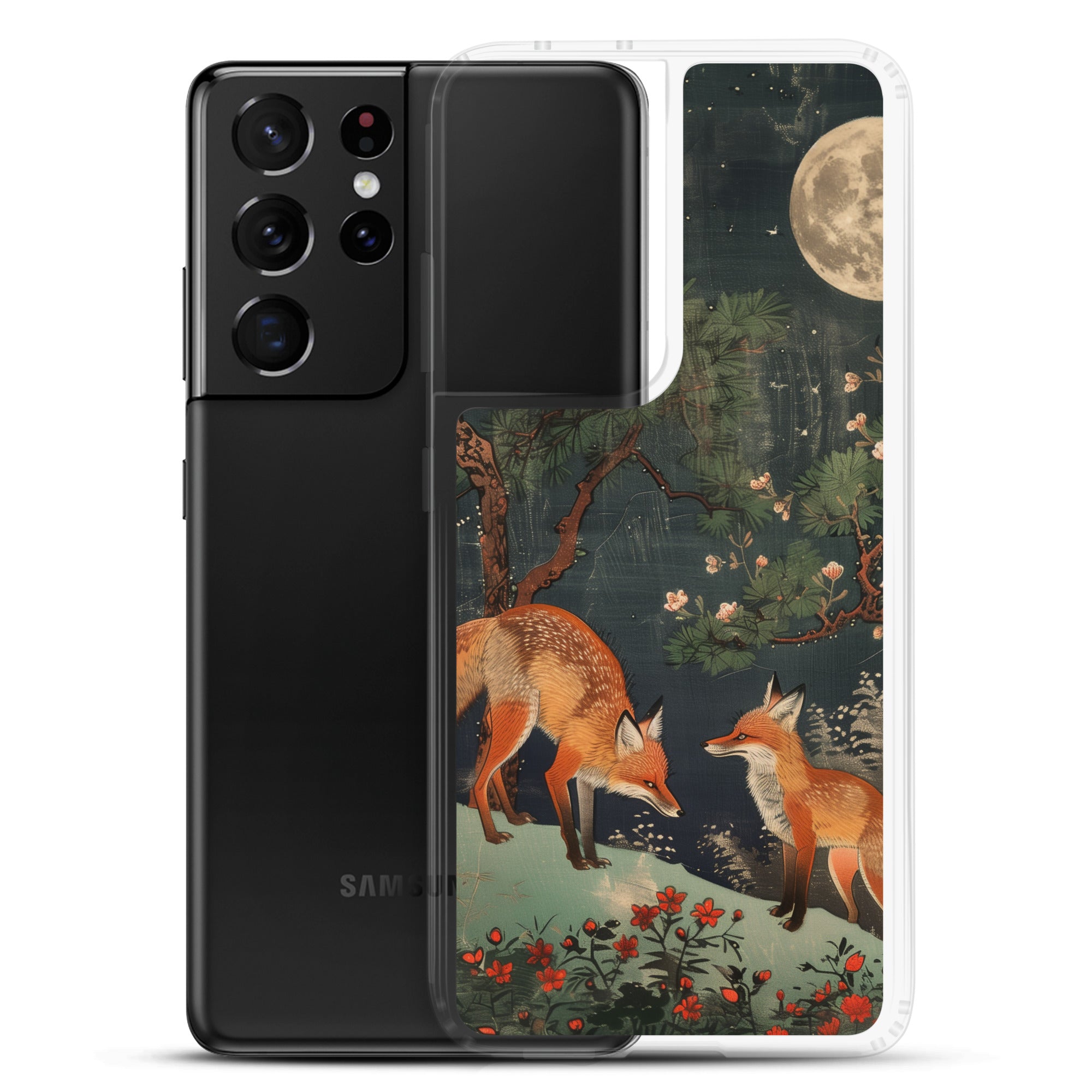 "two foxes" Clear Case for Samsung®