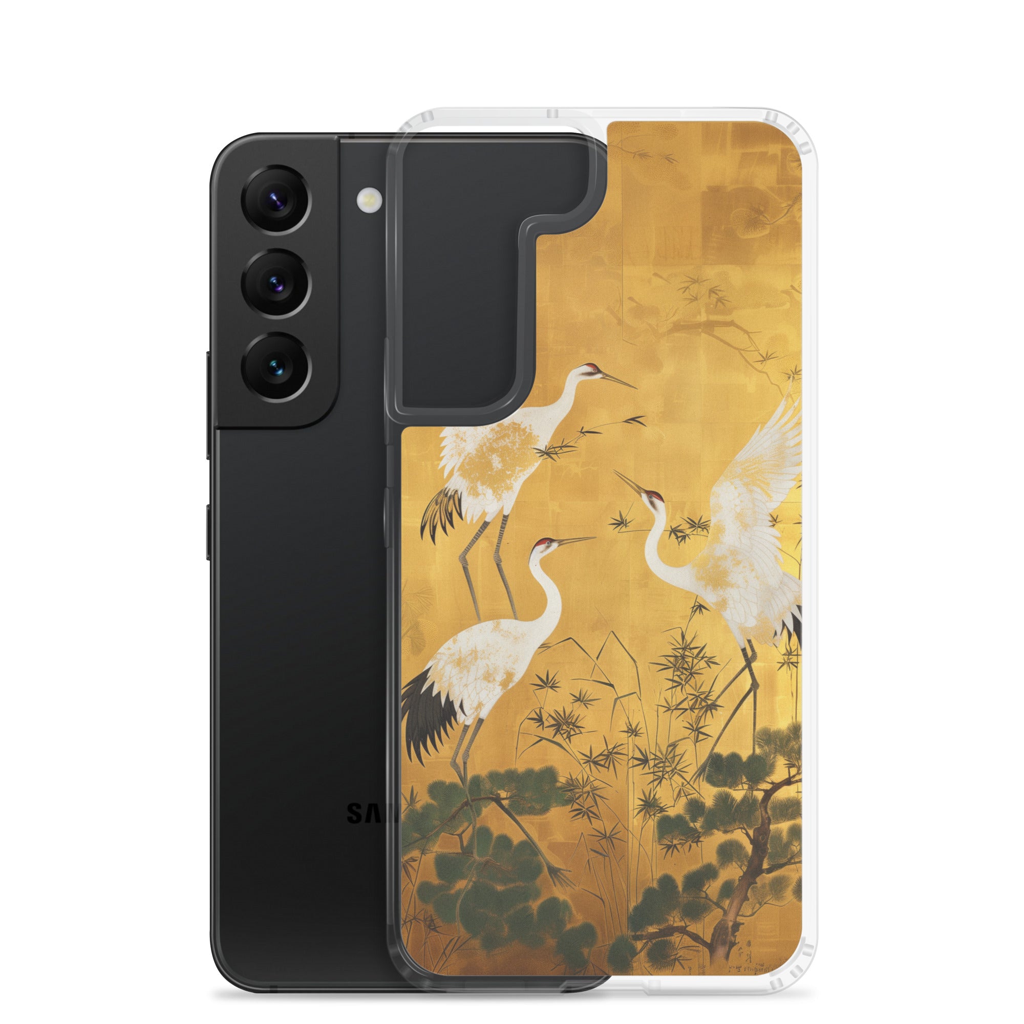 "ukiyo-e. crane." Clear Case for Samsung®