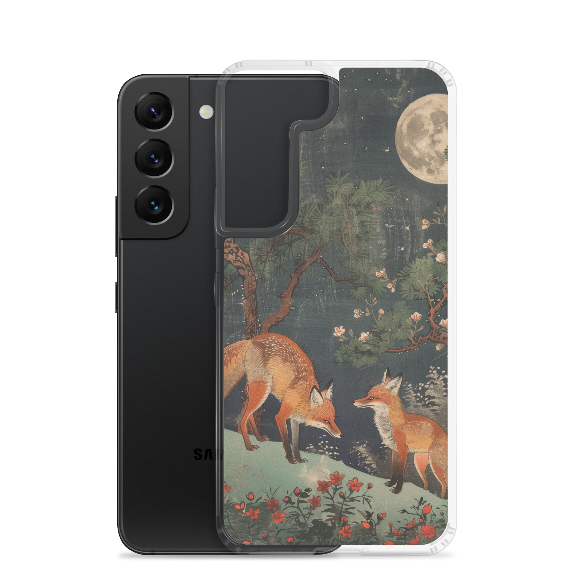 "two foxes" Clear Case for Samsung®