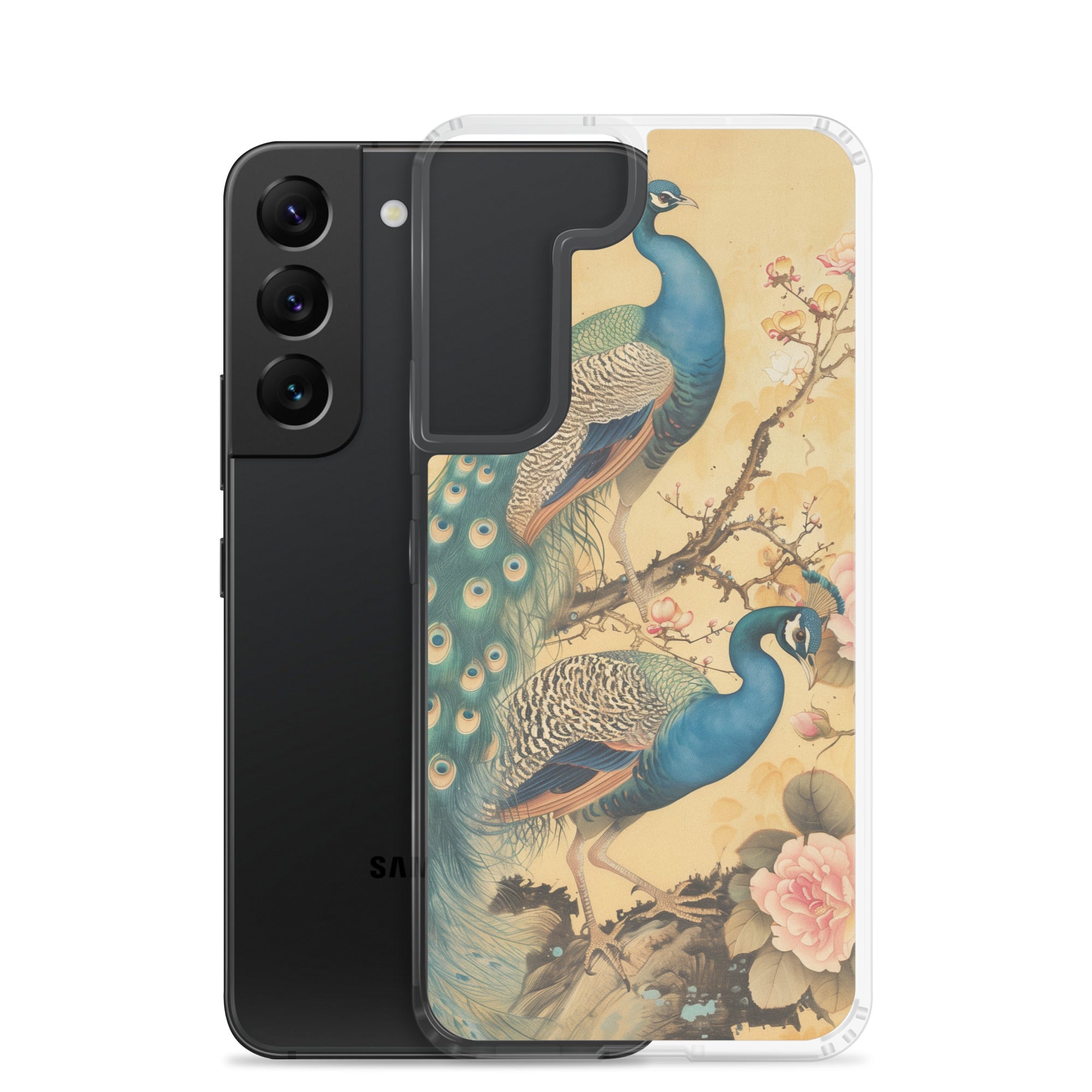 "peacock" Clear Case for Samsung®