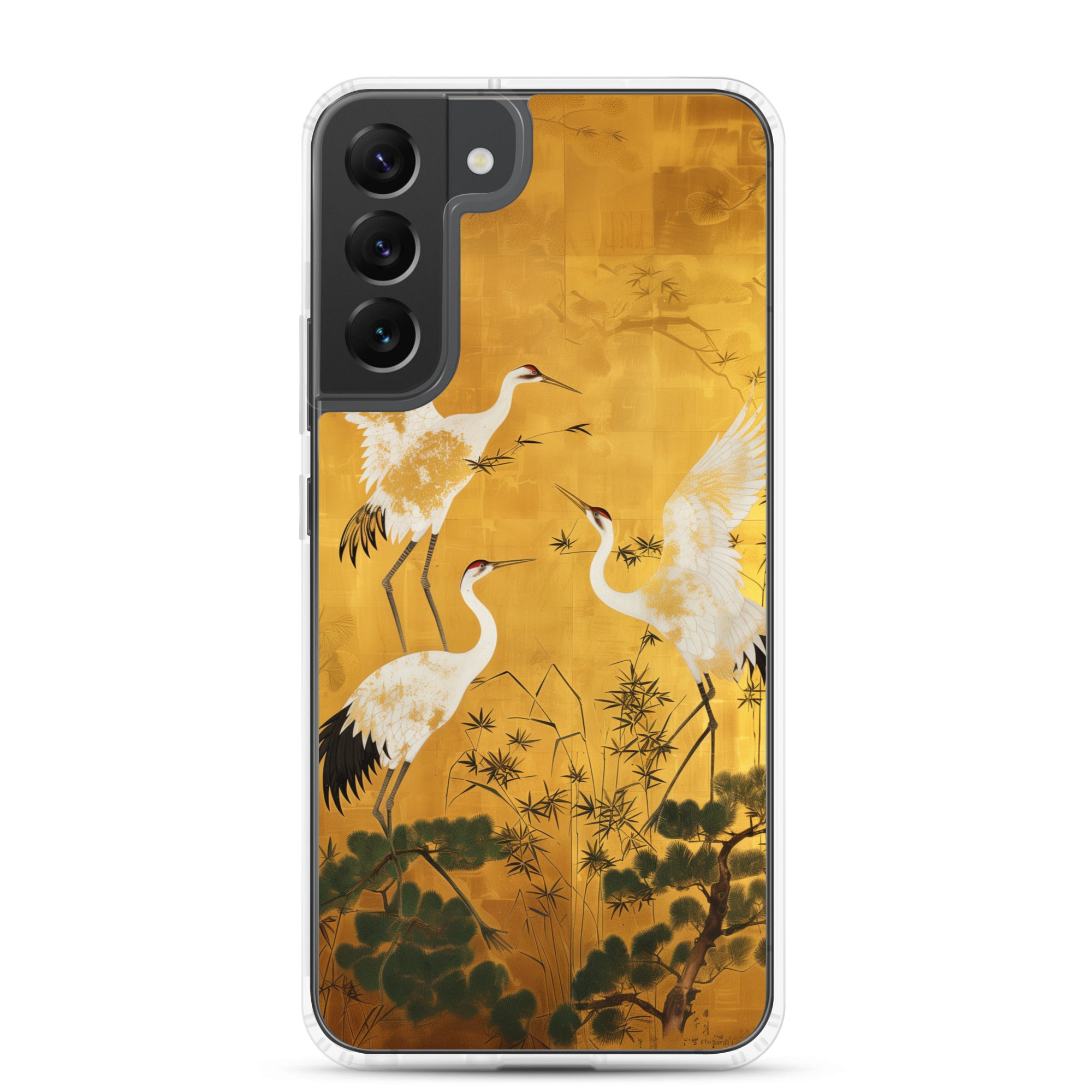 "ukiyo-e. crane." Clear Case for Samsung®