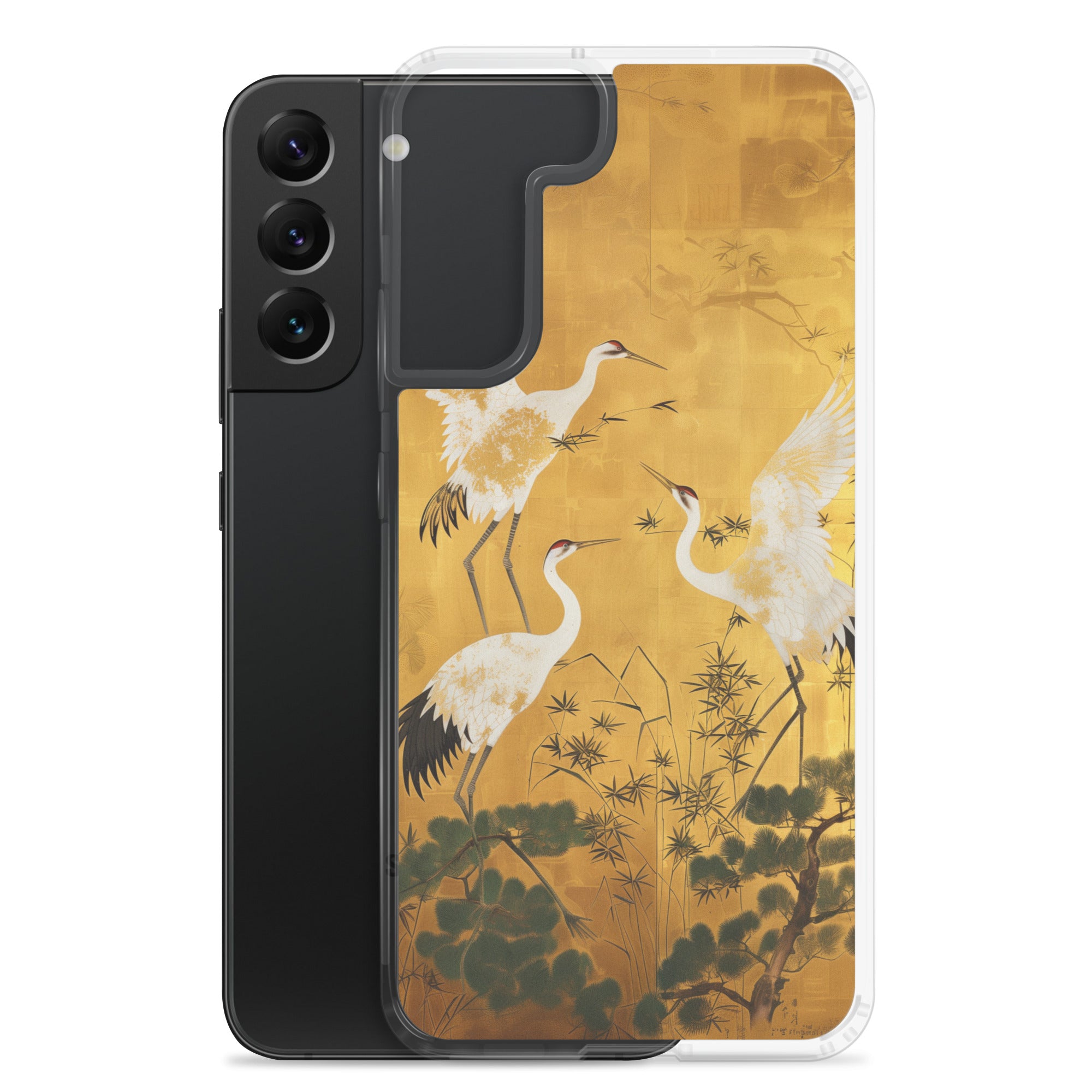 "ukiyo-e. crane." Clear Case for Samsung®