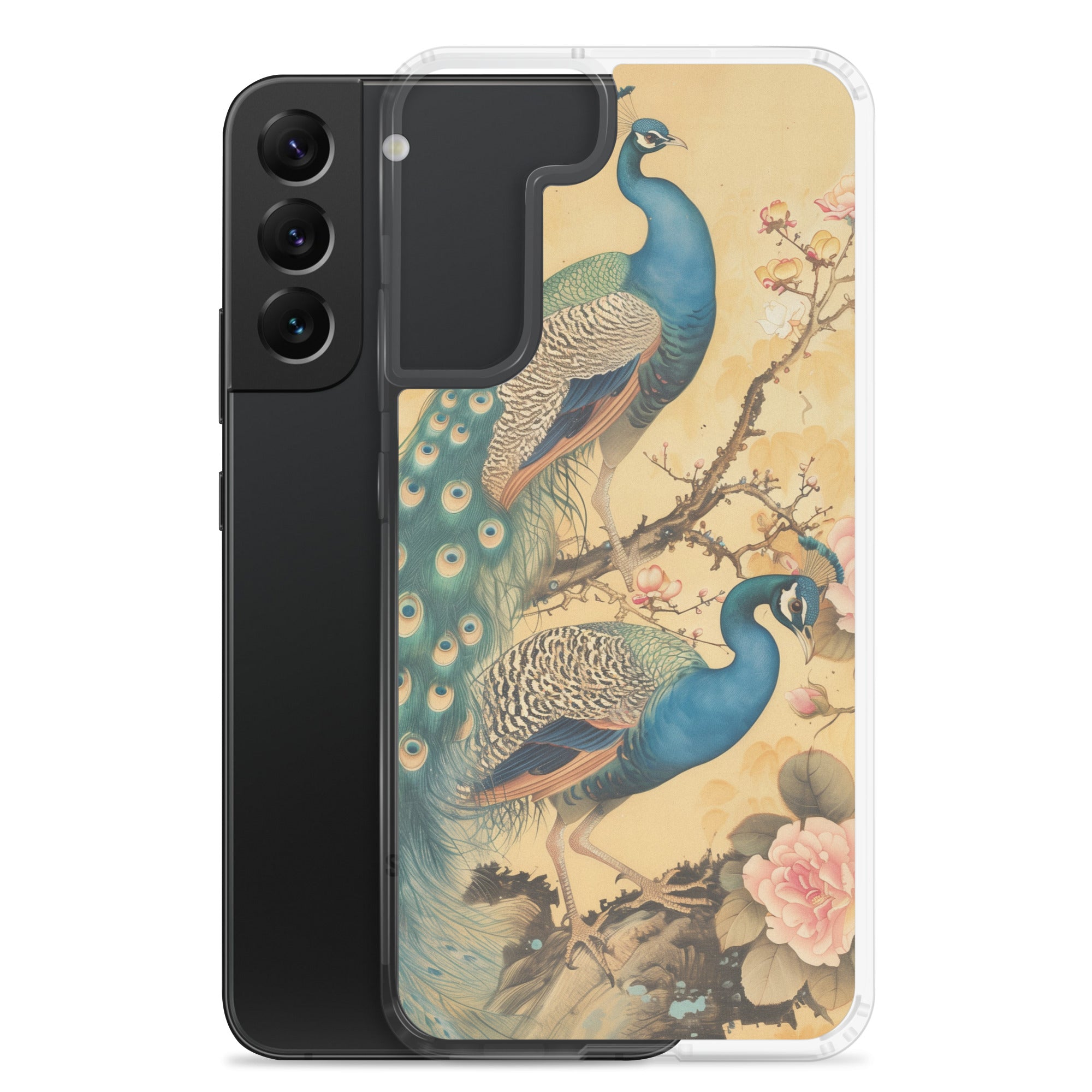 "peacock" Clear Case for Samsung®