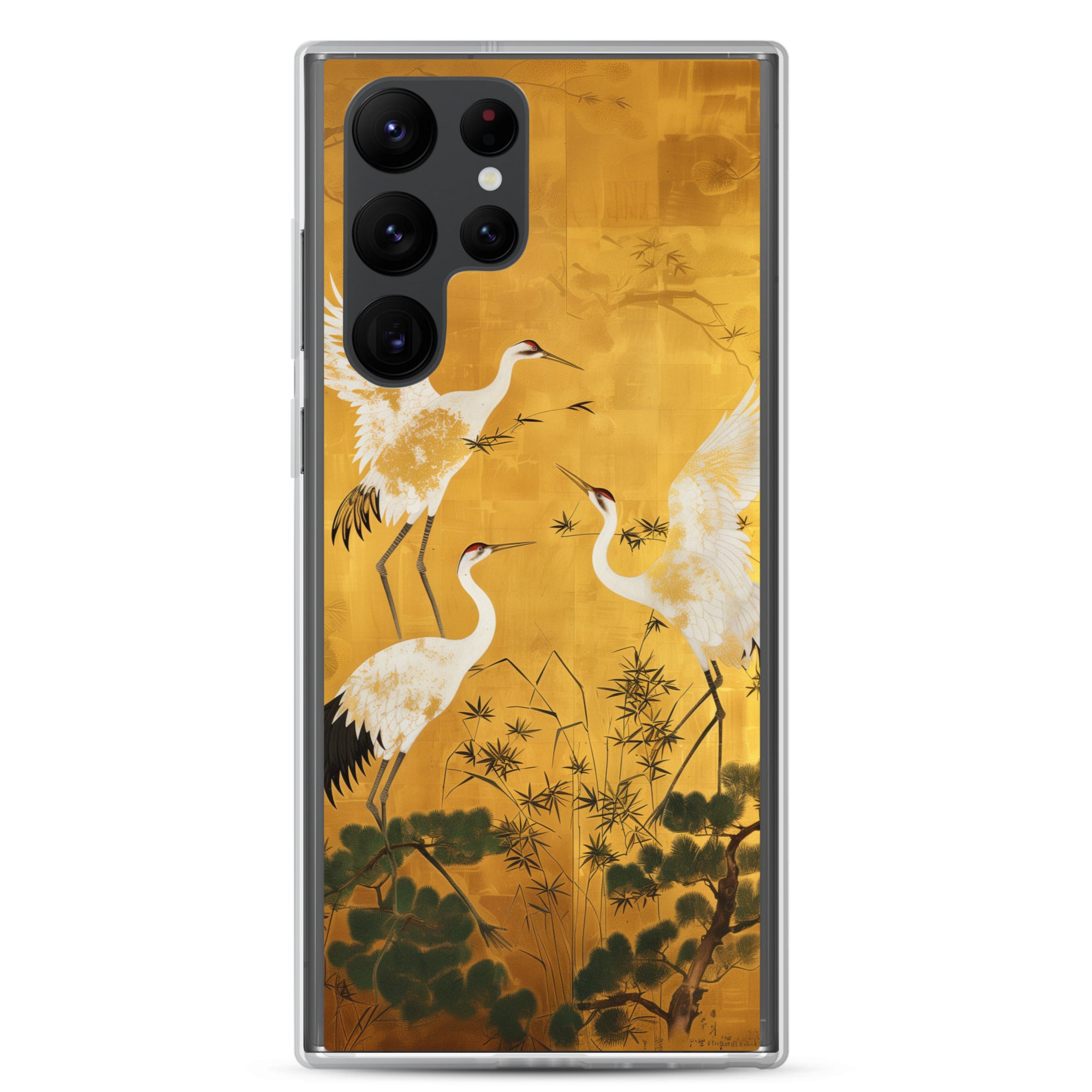"ukiyo-e. crane." Clear Case for Samsung®