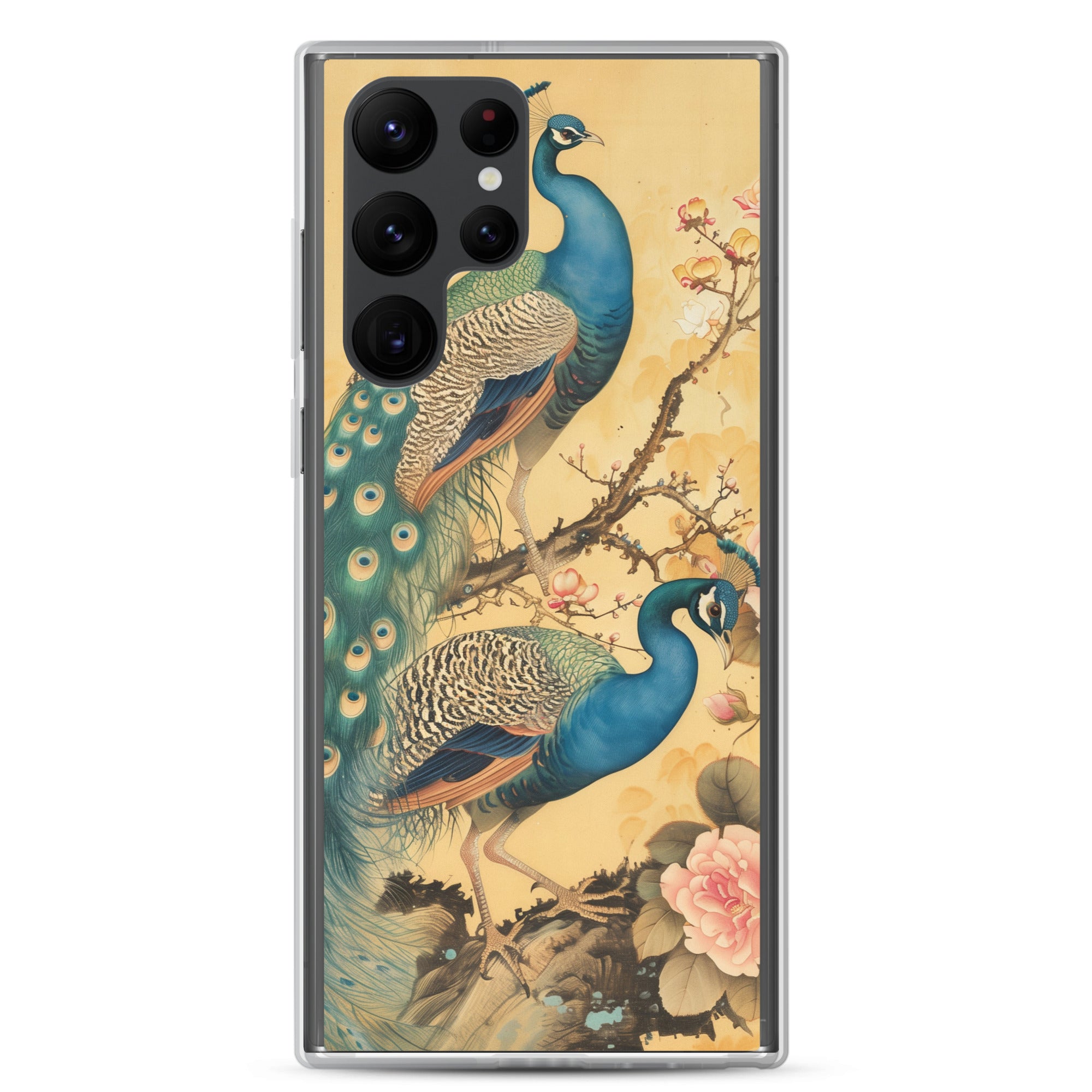 "peacock" Clear Case for Samsung®