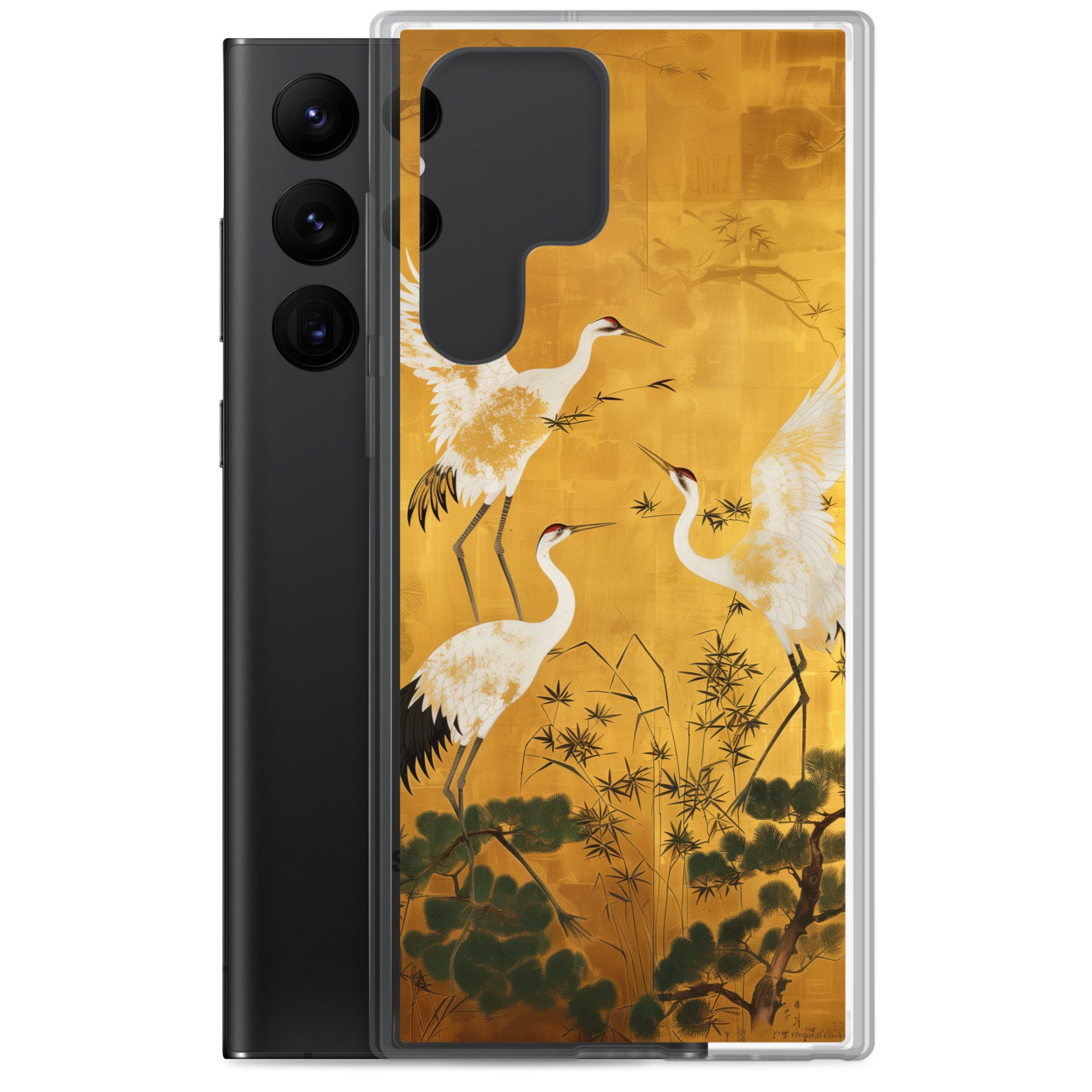 "ukiyo-e. crane." Clear Case for Samsung®