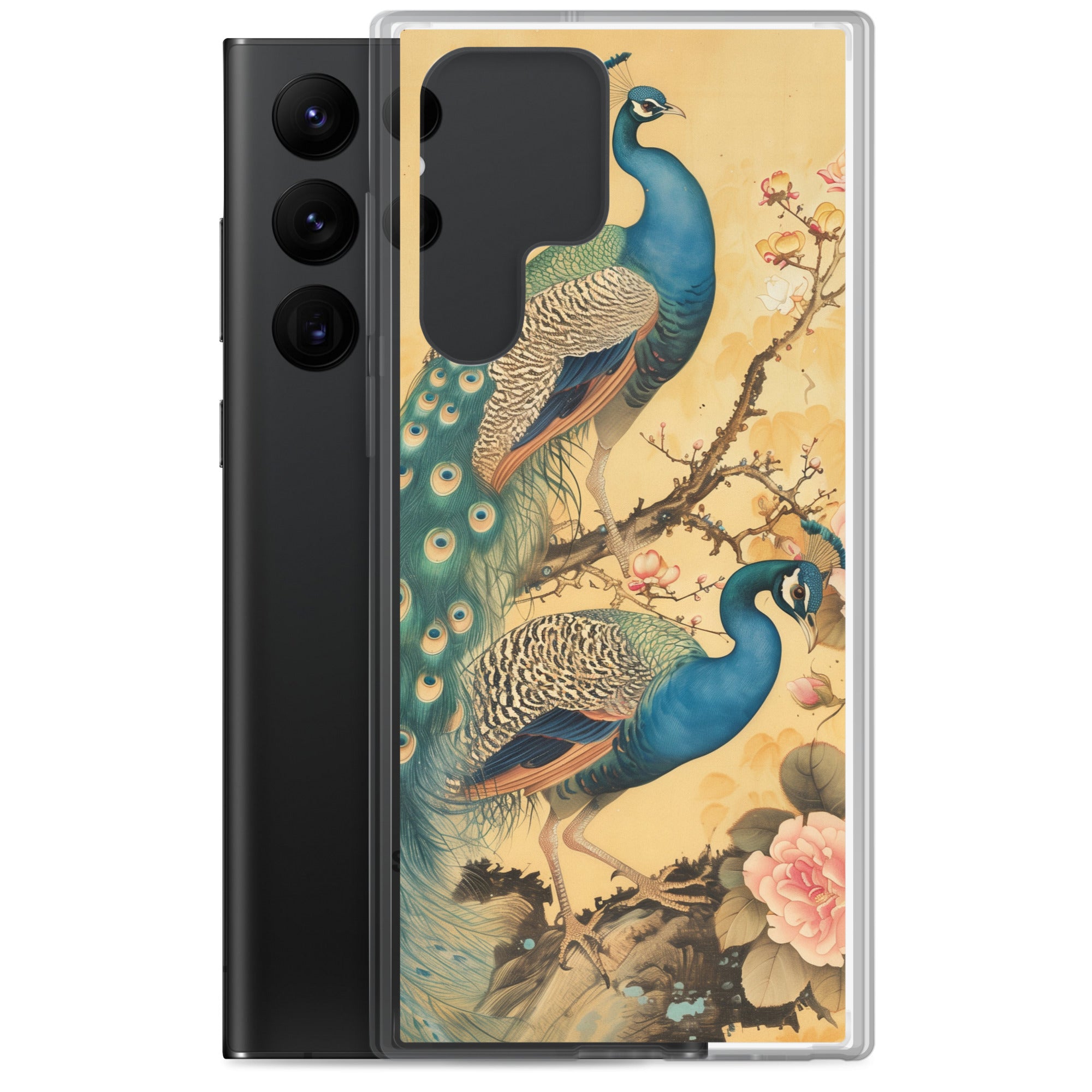 "peacock" Clear Case for Samsung®