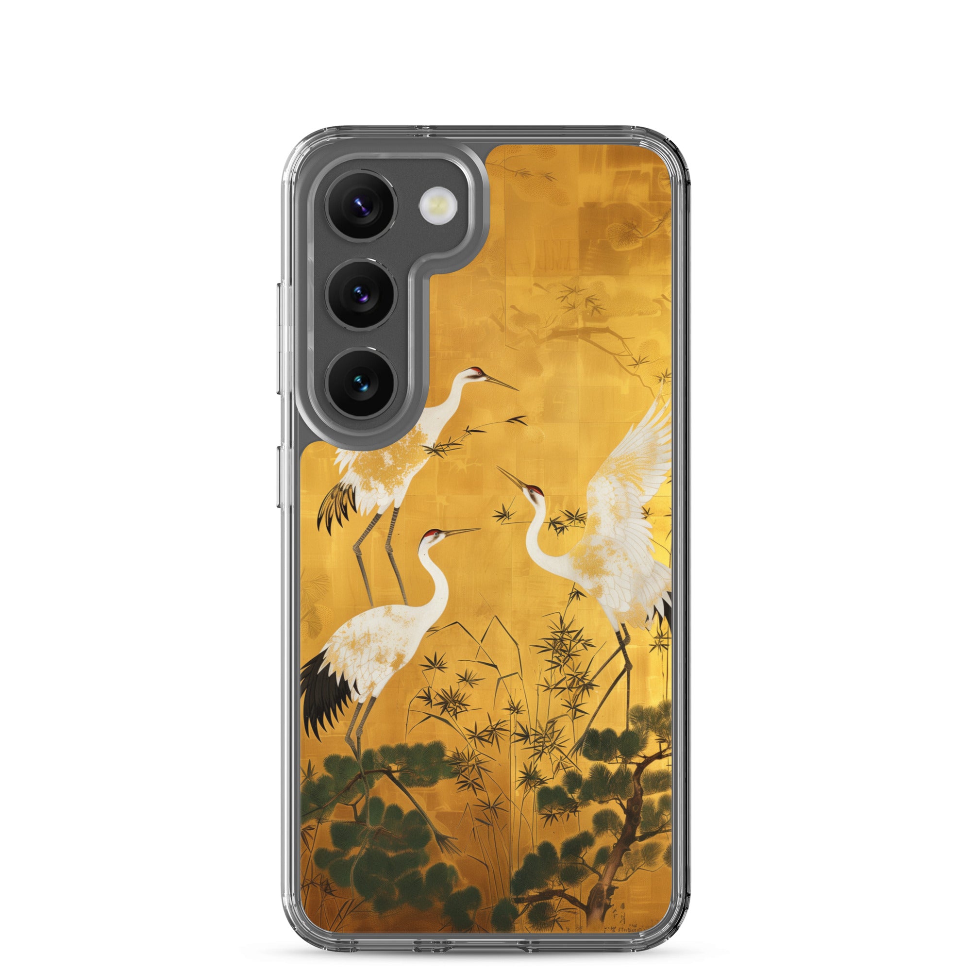 "ukiyo-e. crane." Clear Case for Samsung®