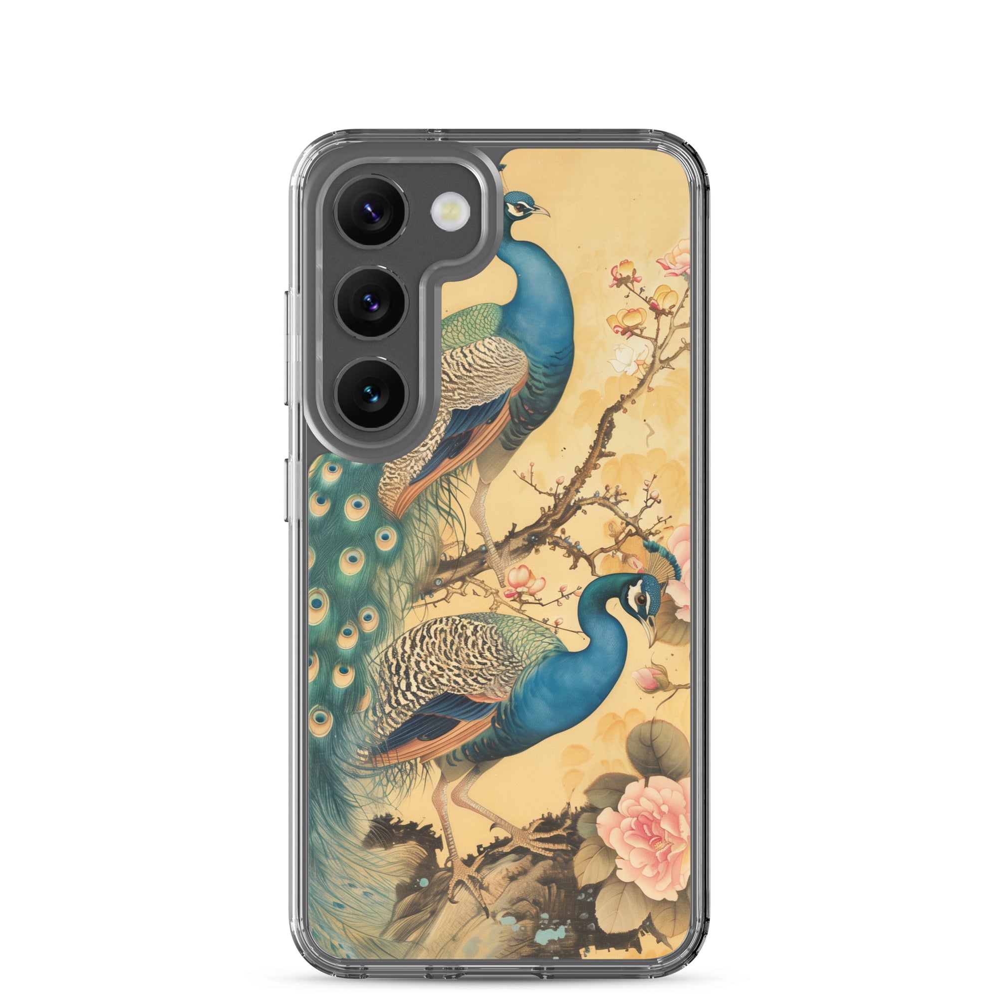 "peacock" Clear Case for Samsung®