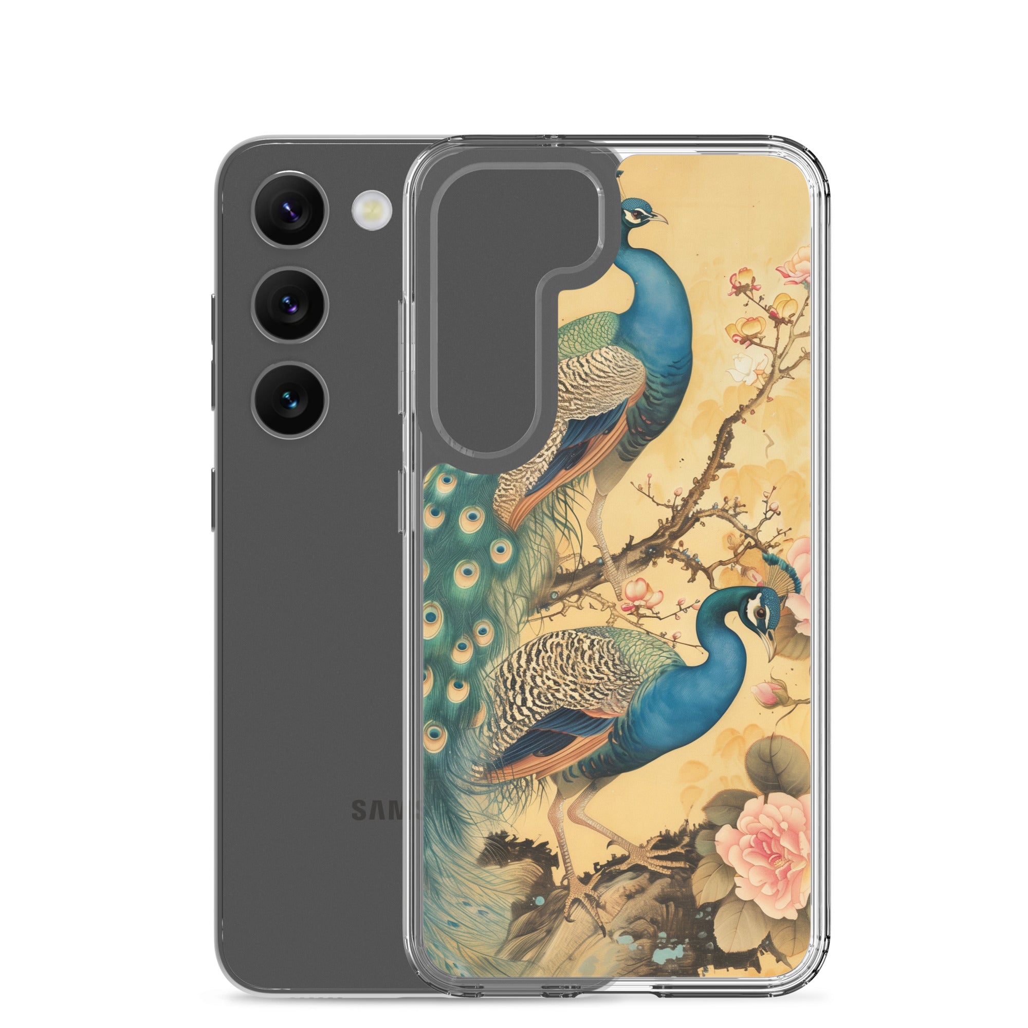 "peacock" Clear Case for Samsung®