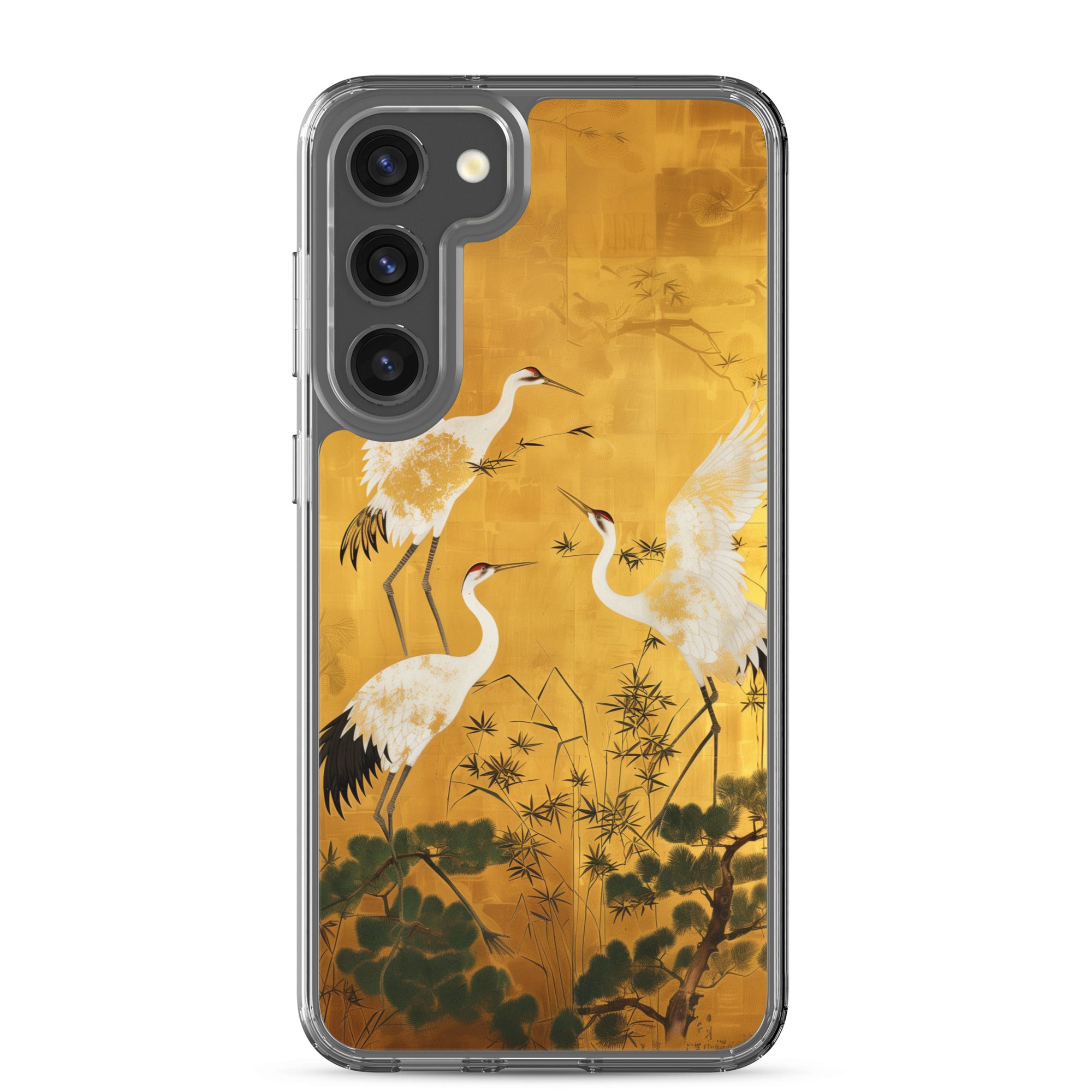 "ukiyo-e. crane." Clear Case for Samsung®