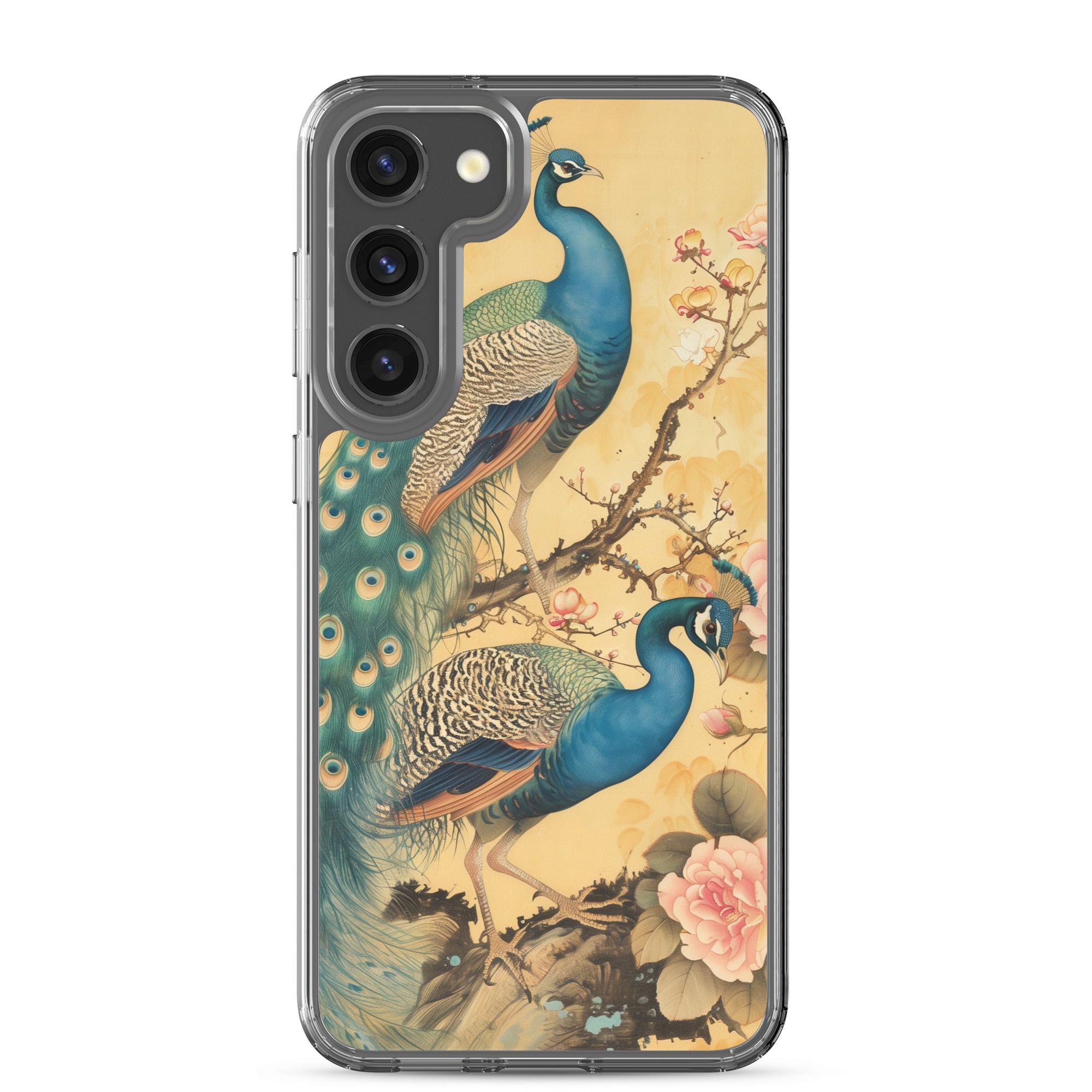 "peacock" Clear Case for Samsung®