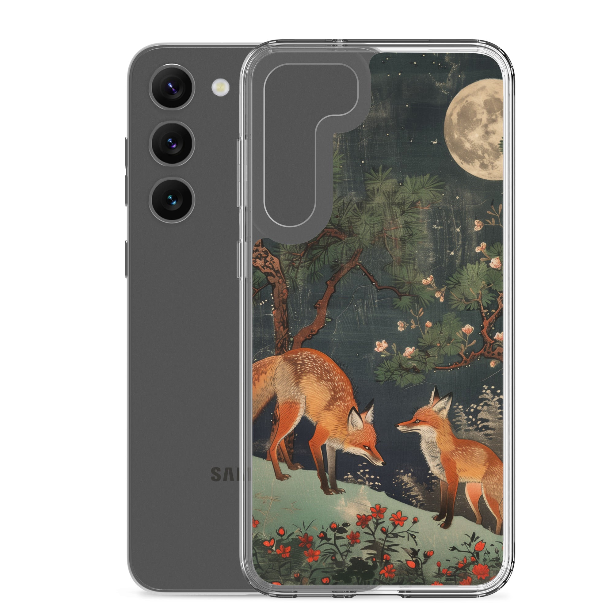 "two foxes" Clear Case for Samsung®