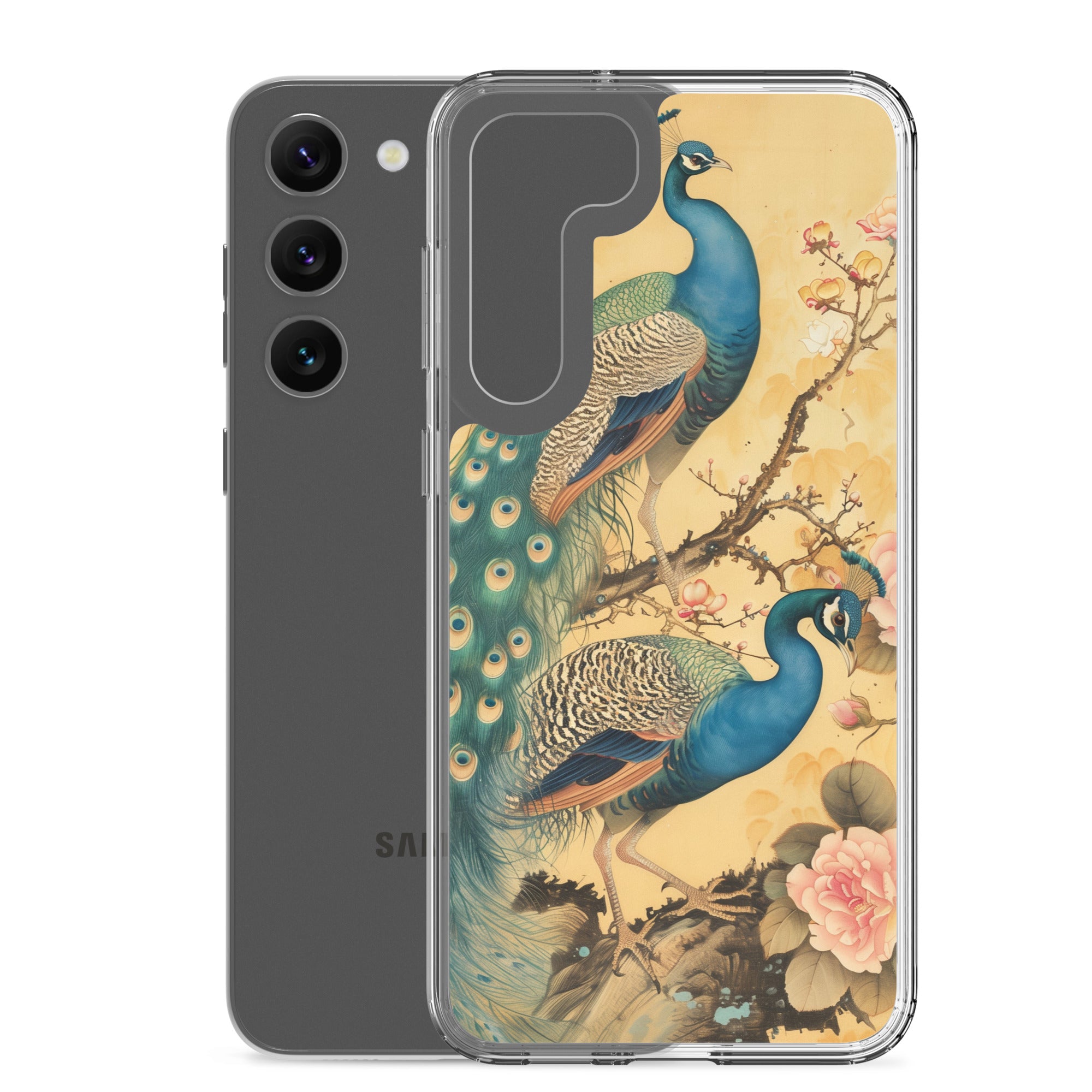 "peacock" Clear Case for Samsung®