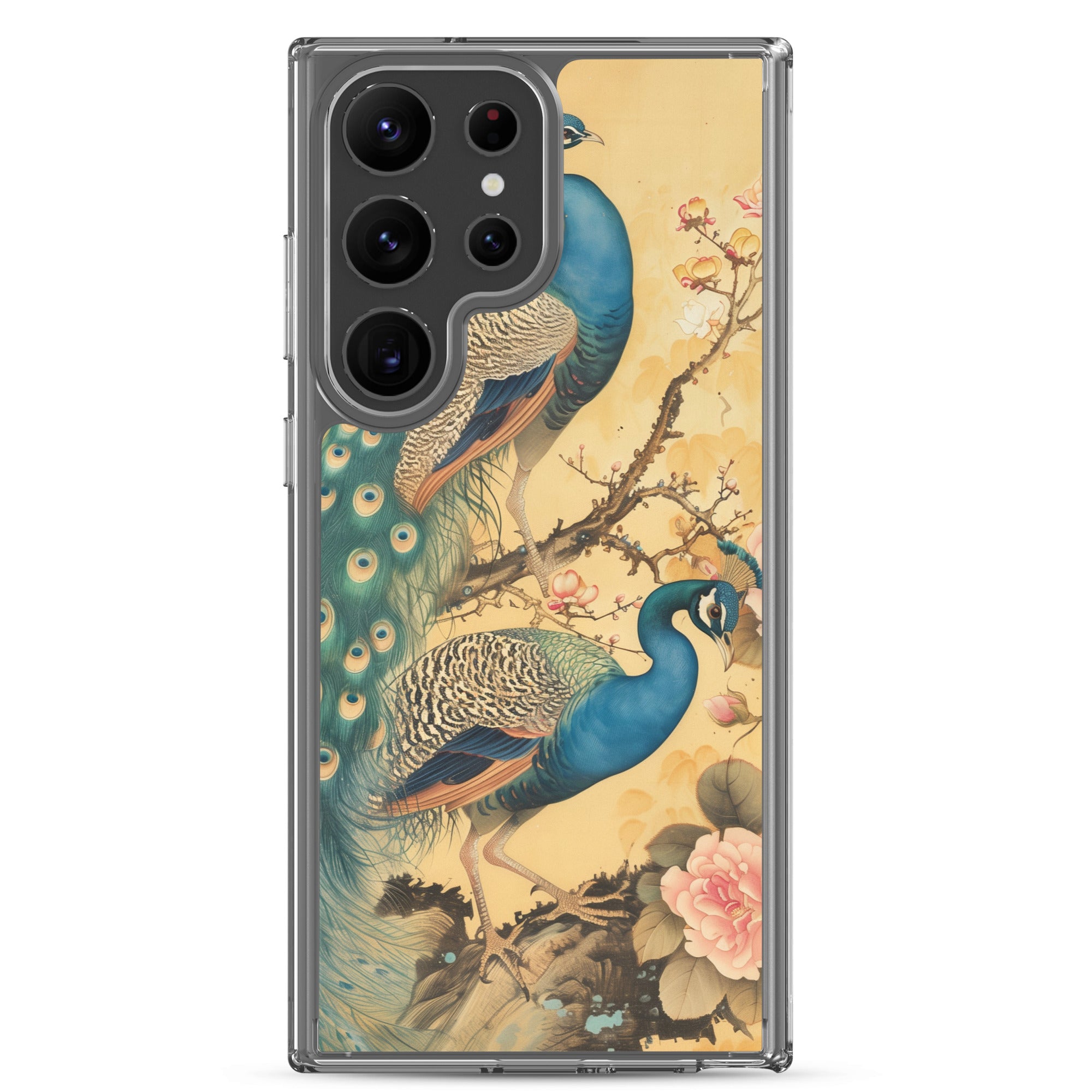 "peacock" Clear Case for Samsung®