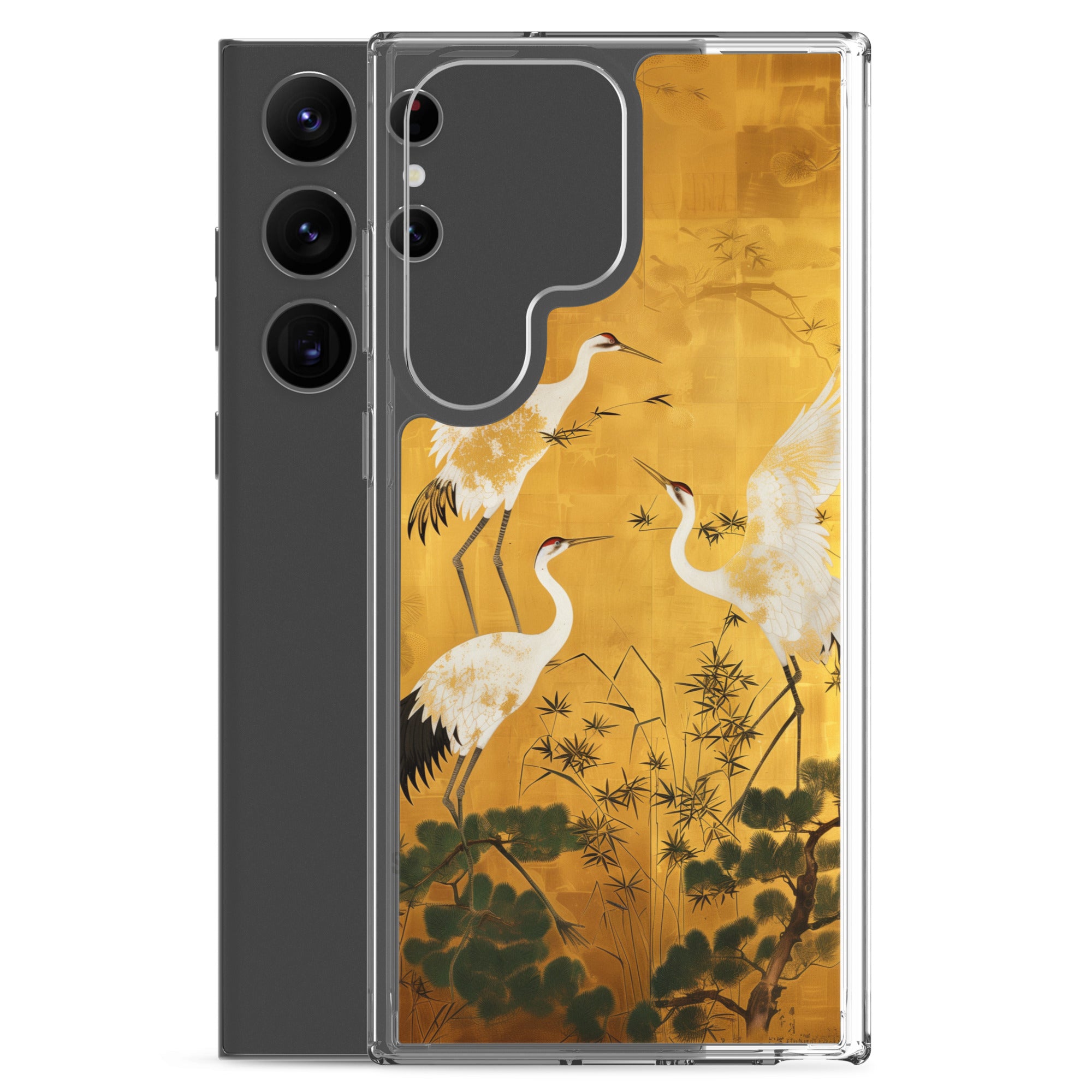 "ukiyo-e. crane." Clear Case for Samsung®