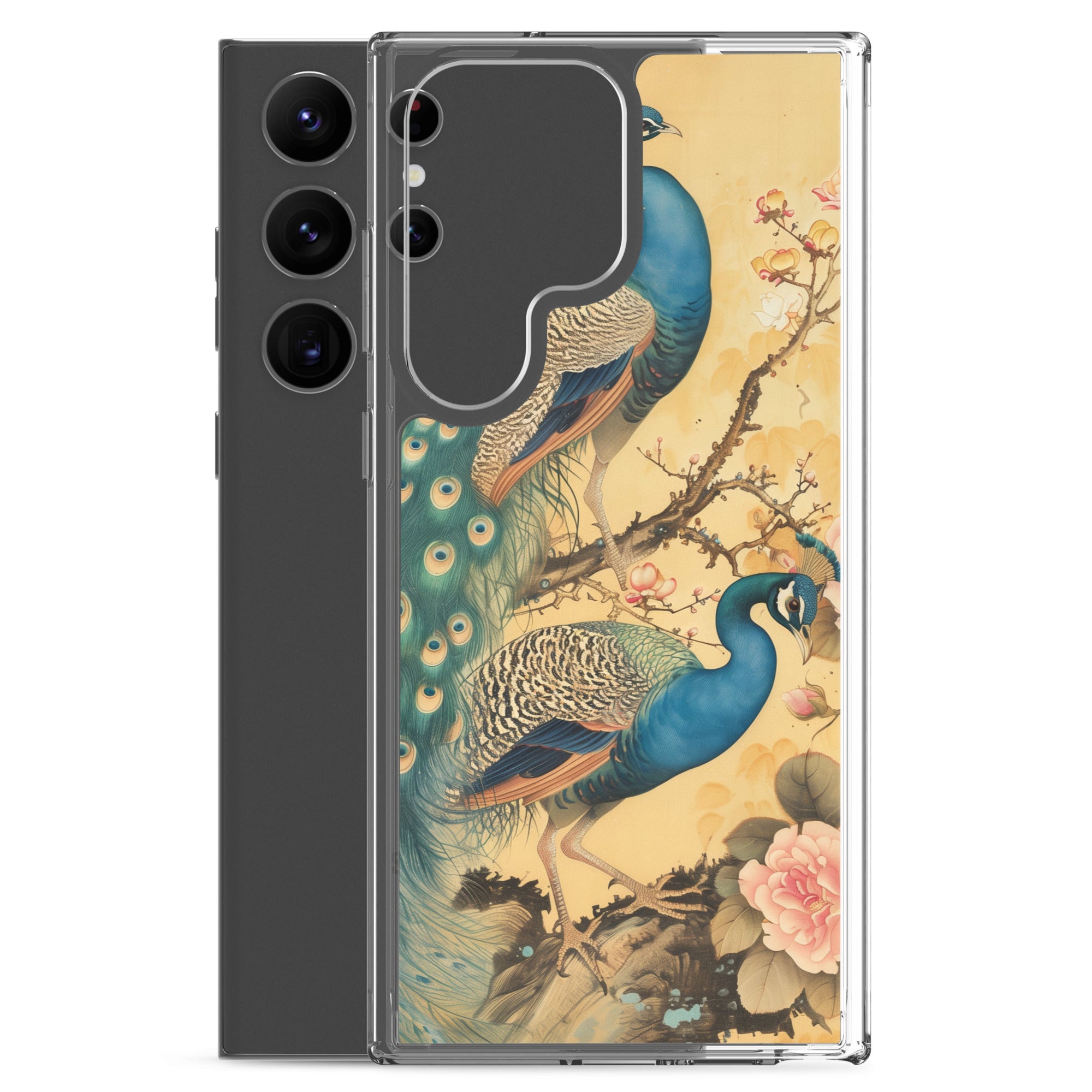 "peacock" Clear Case for Samsung®