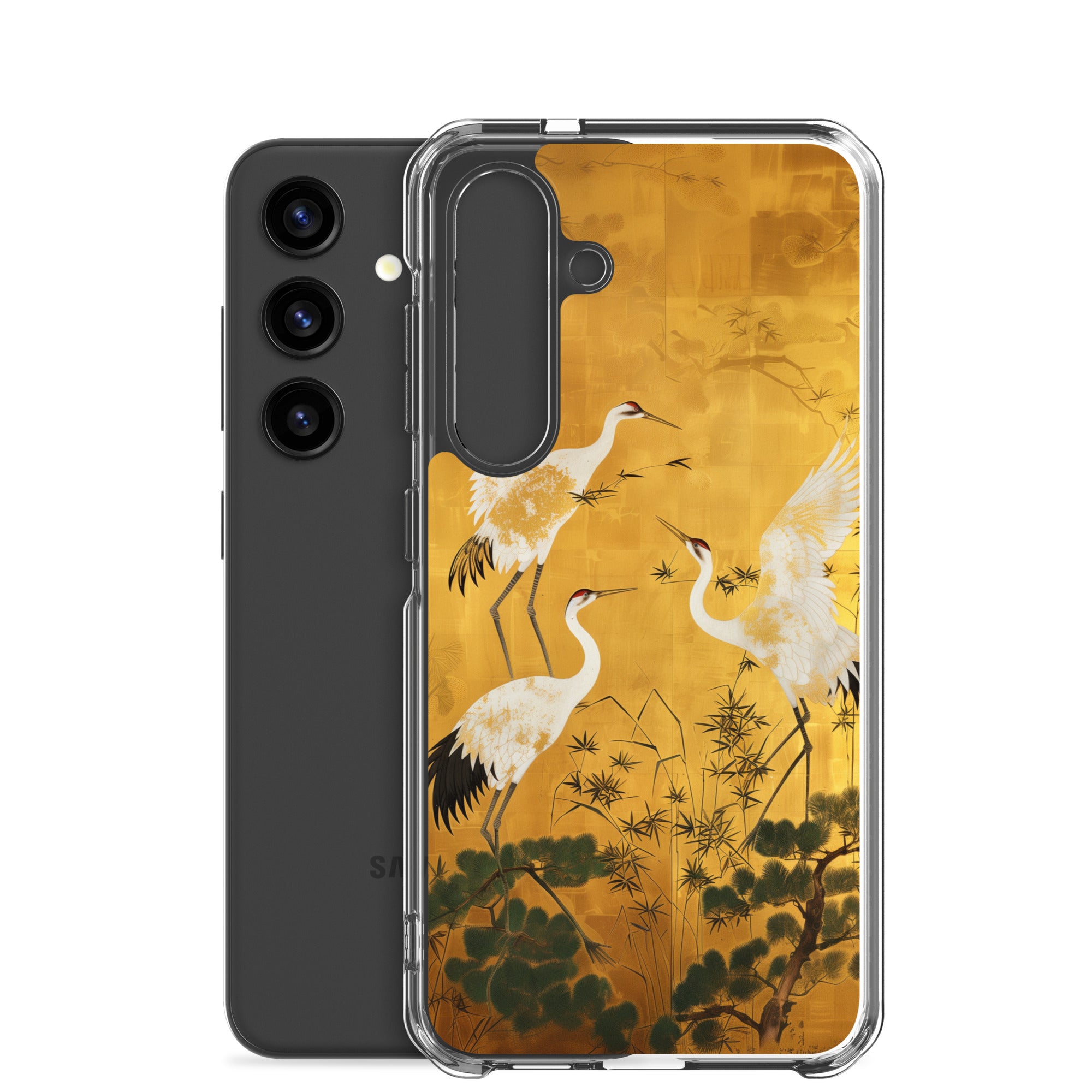 "ukiyo-e. crane." Clear Case for Samsung®