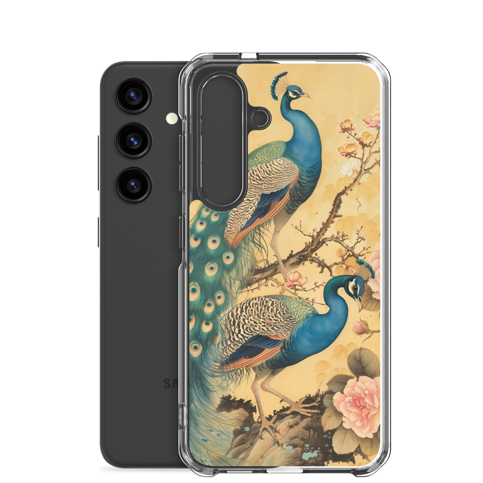 "peacock" Clear Case for Samsung®