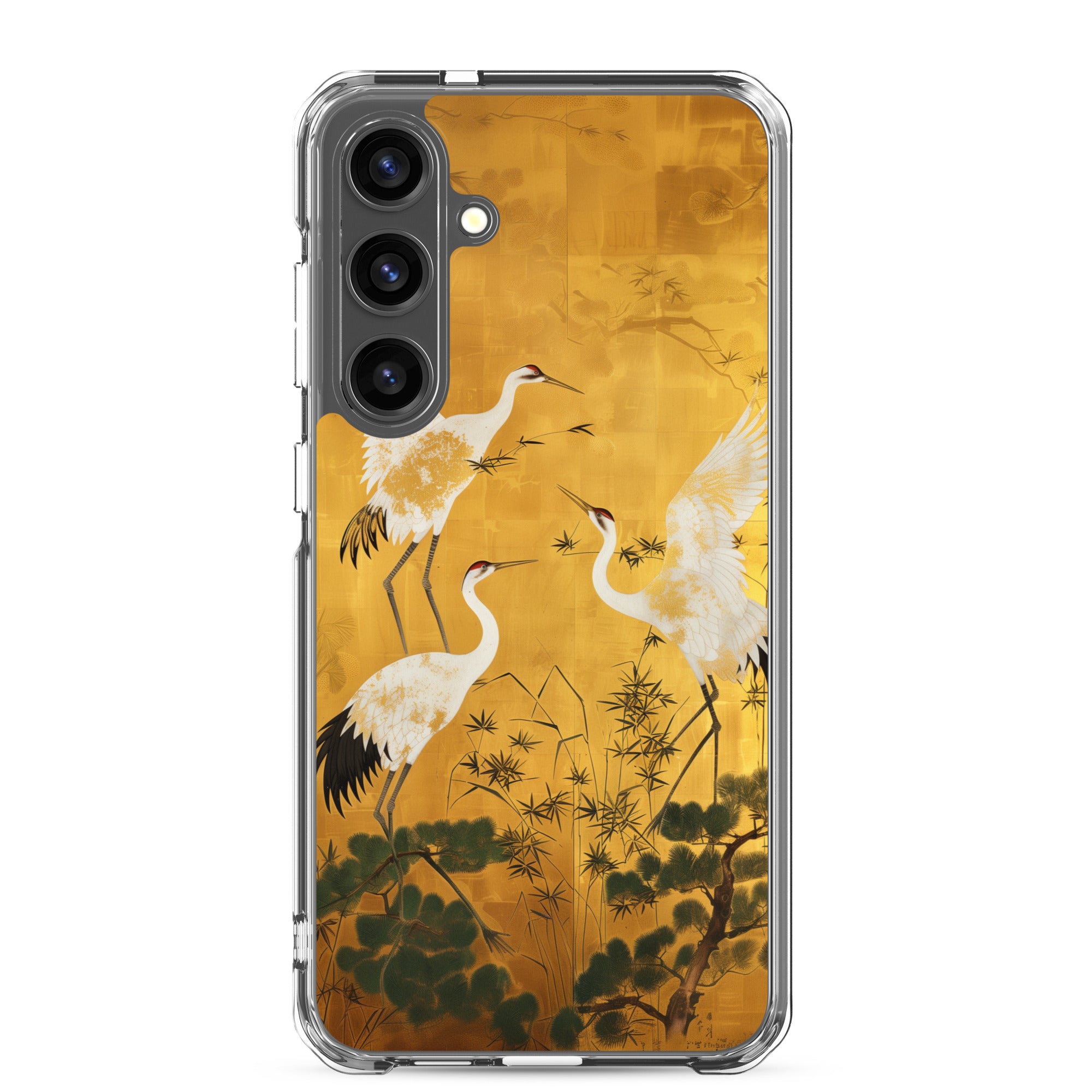 "ukiyo-e. crane." Clear Case for Samsung®