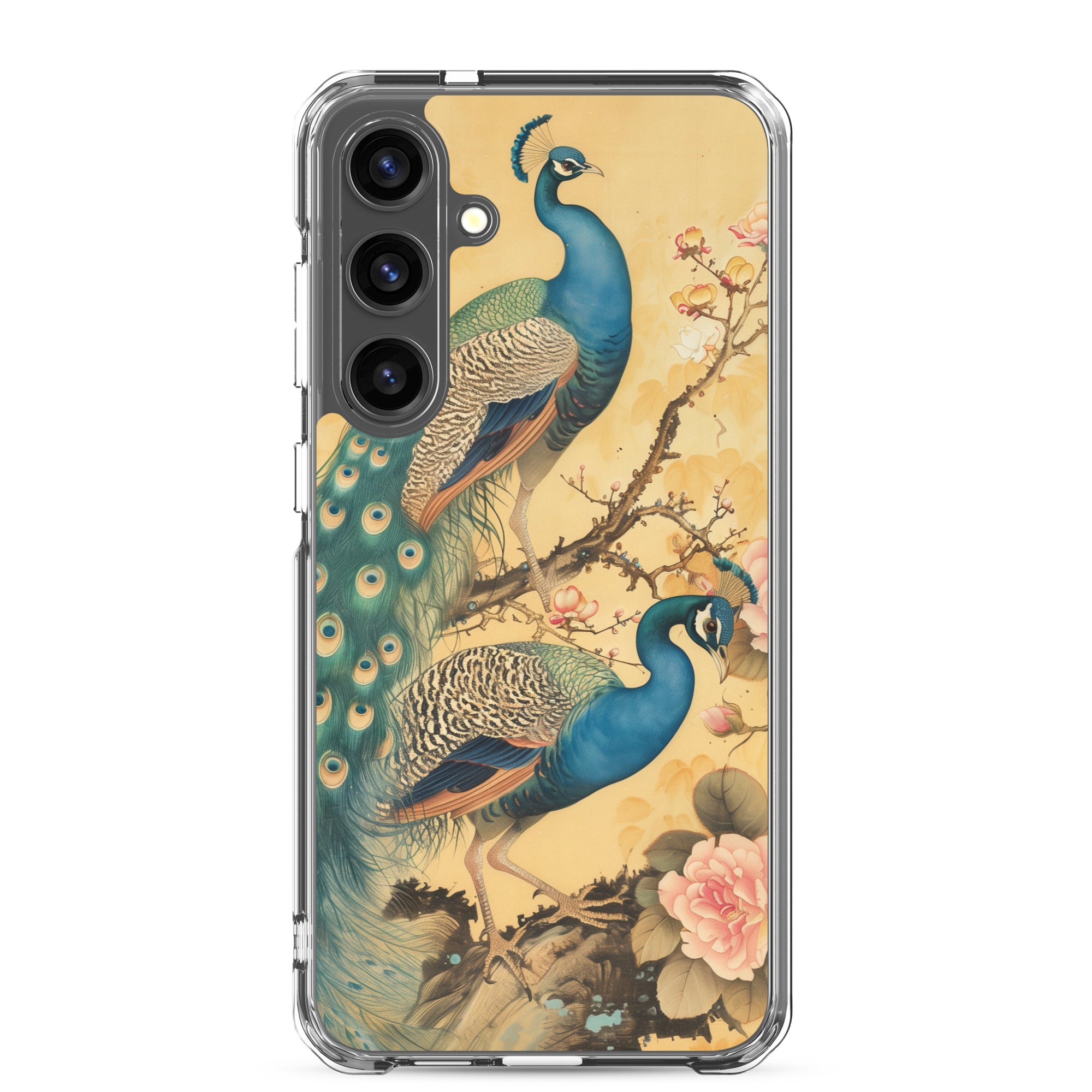 "peacock" Clear Case for Samsung®