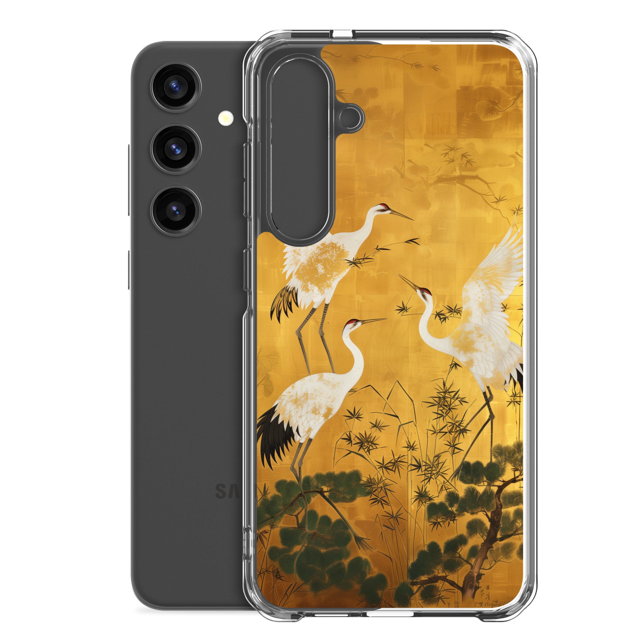 "ukiyo-e. crane." Clear Case for Samsung®