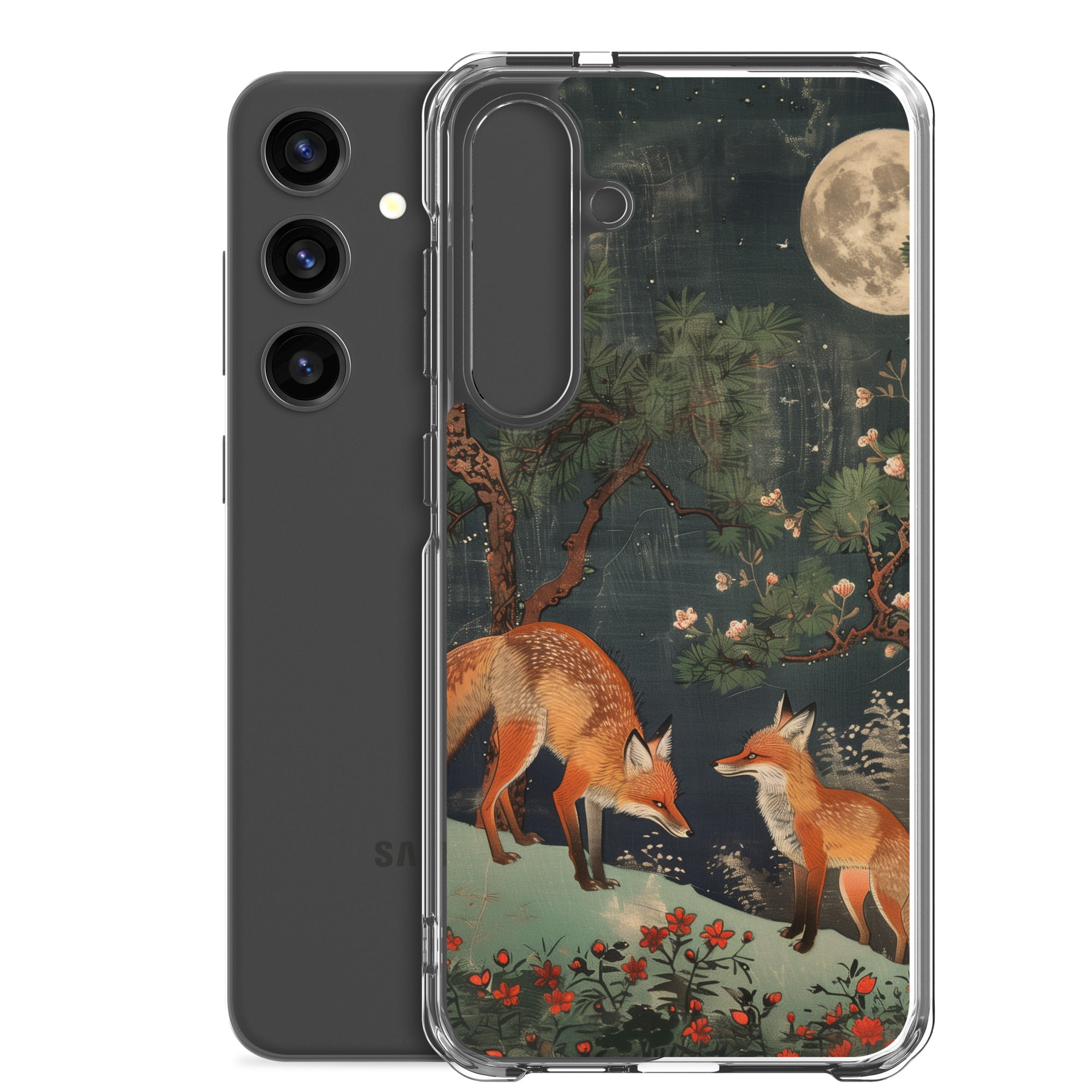 "two foxes" Clear Case for Samsung®