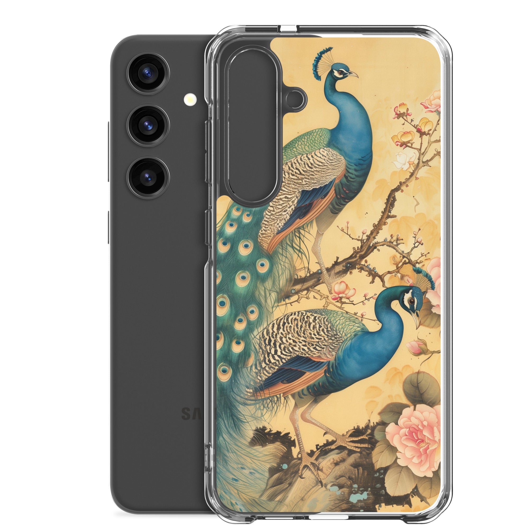 "peacock" Clear Case for Samsung®
