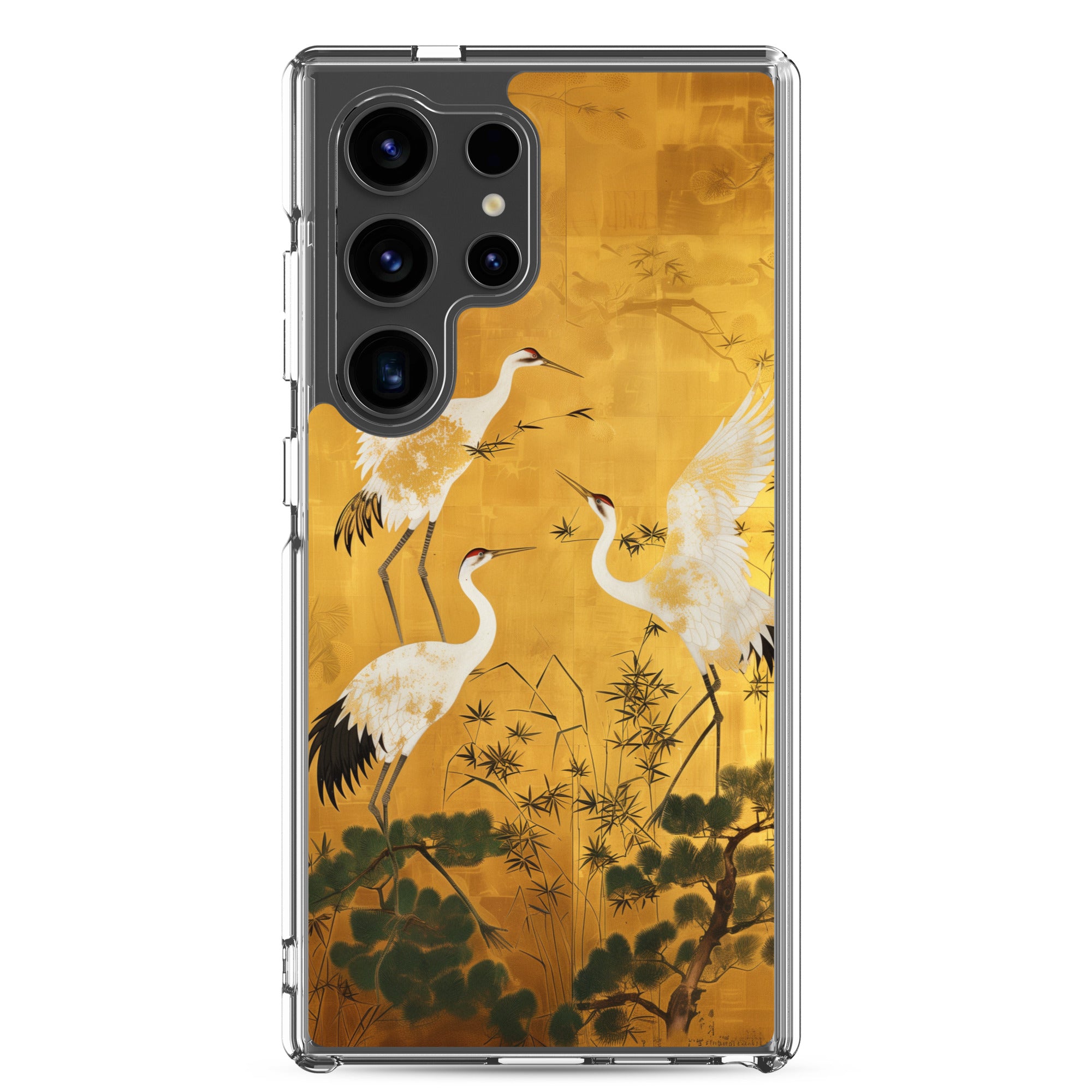 "ukiyo-e. crane." Clear Case for Samsung®