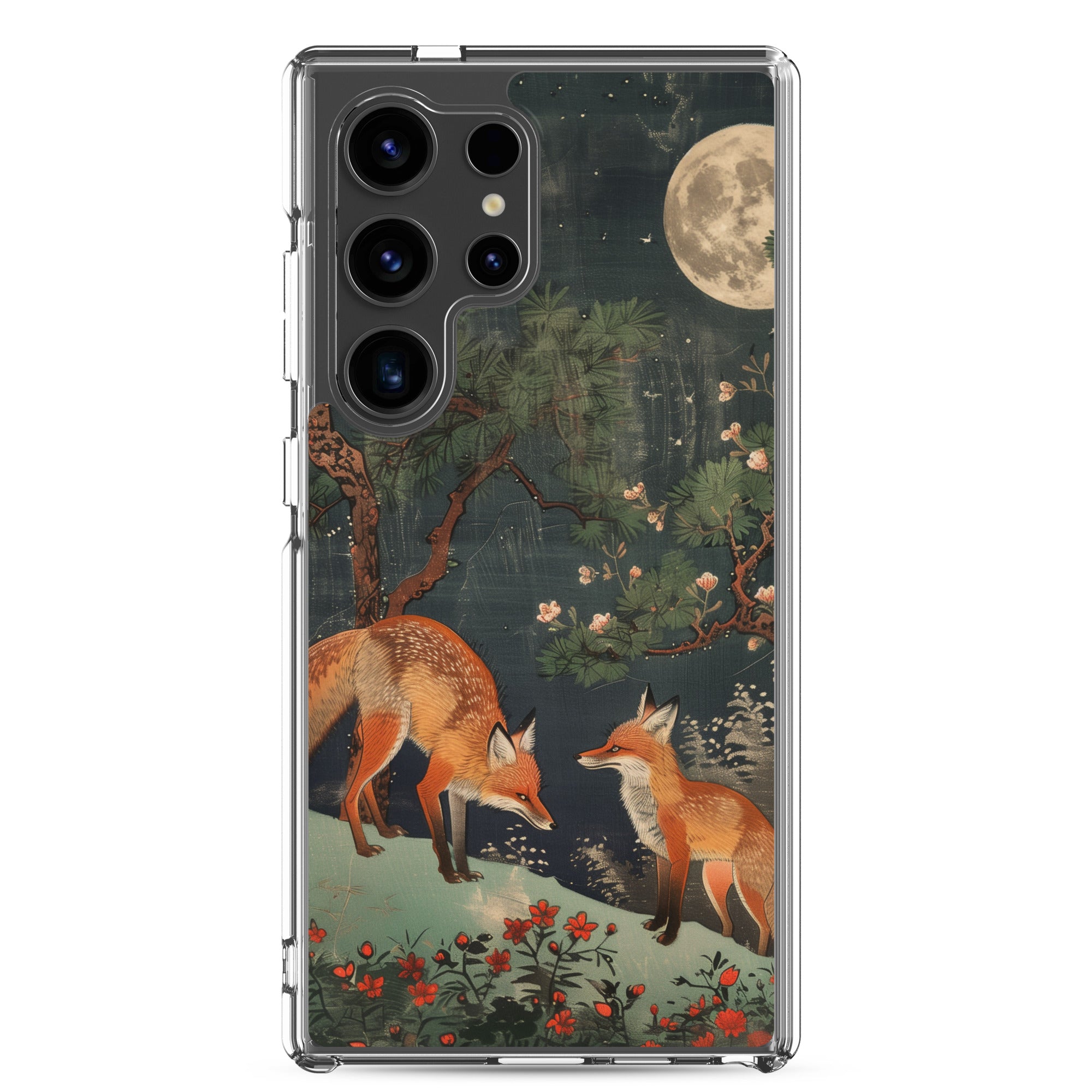 "two foxes" Clear Case for Samsung®