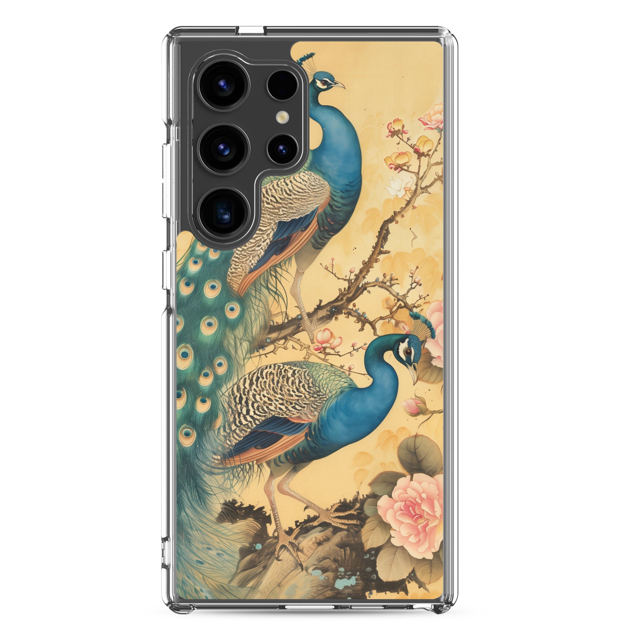 "peacock" Clear Case for Samsung®