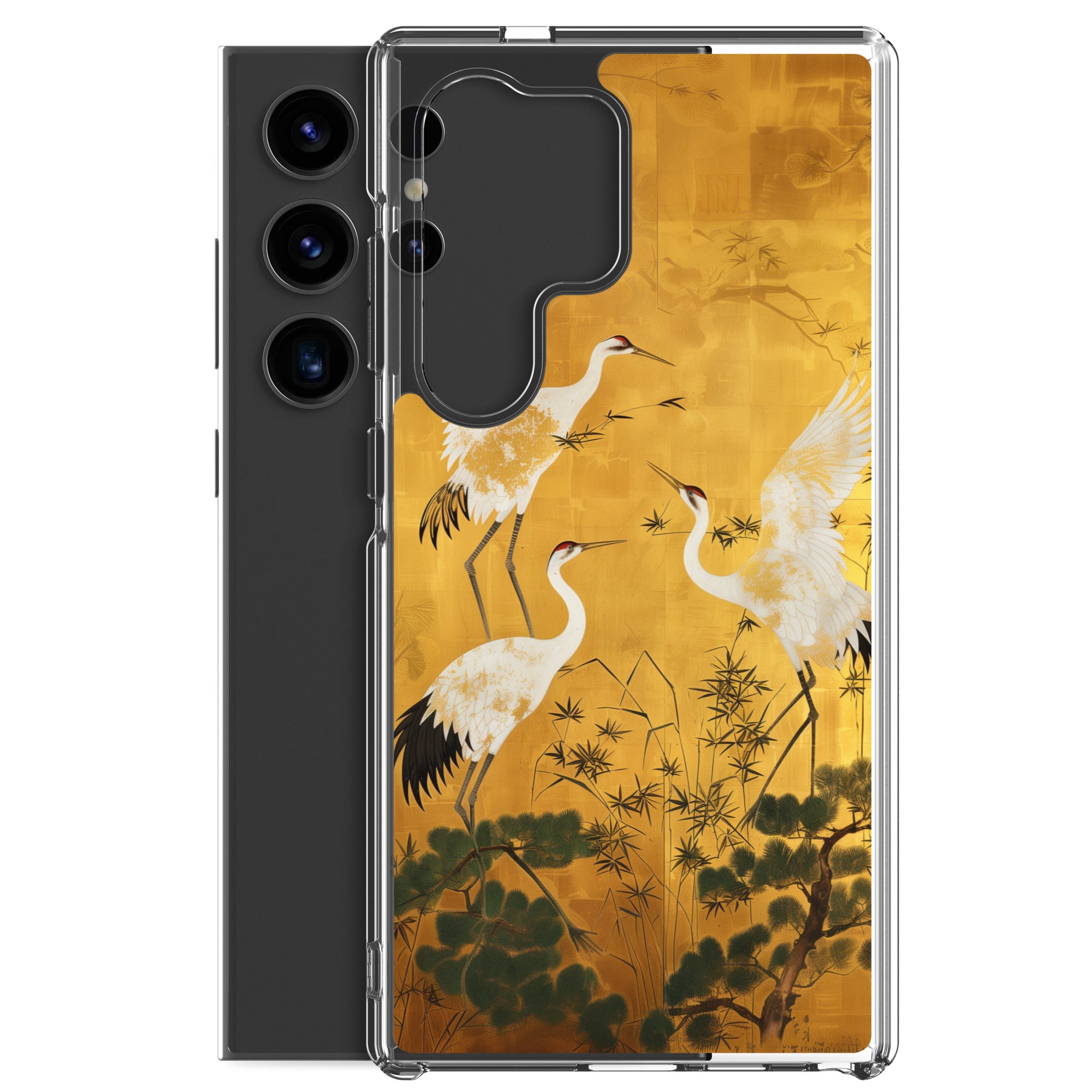 "ukiyo-e. crane." Clear Case for Samsung®