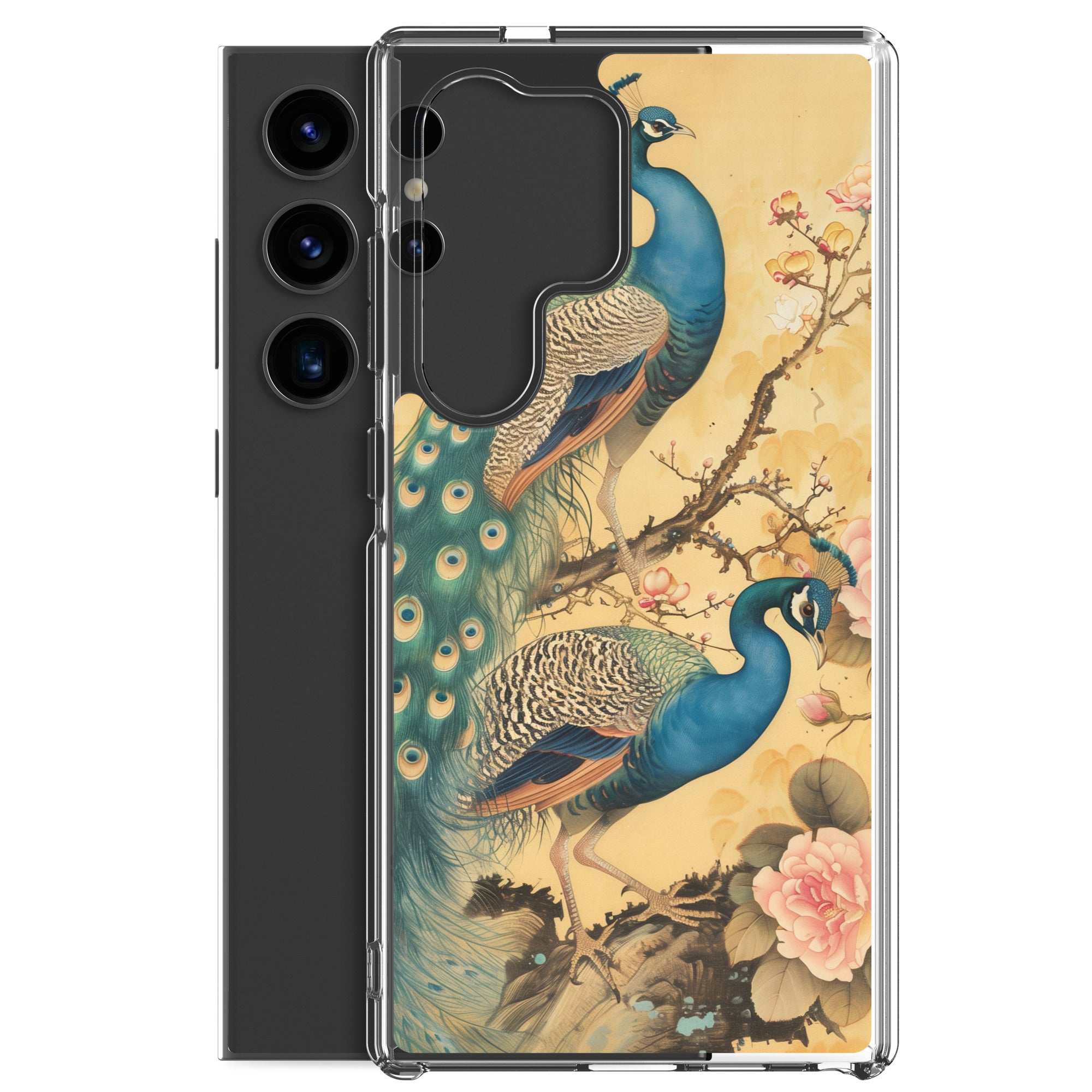 "peacock" Clear Case for Samsung®