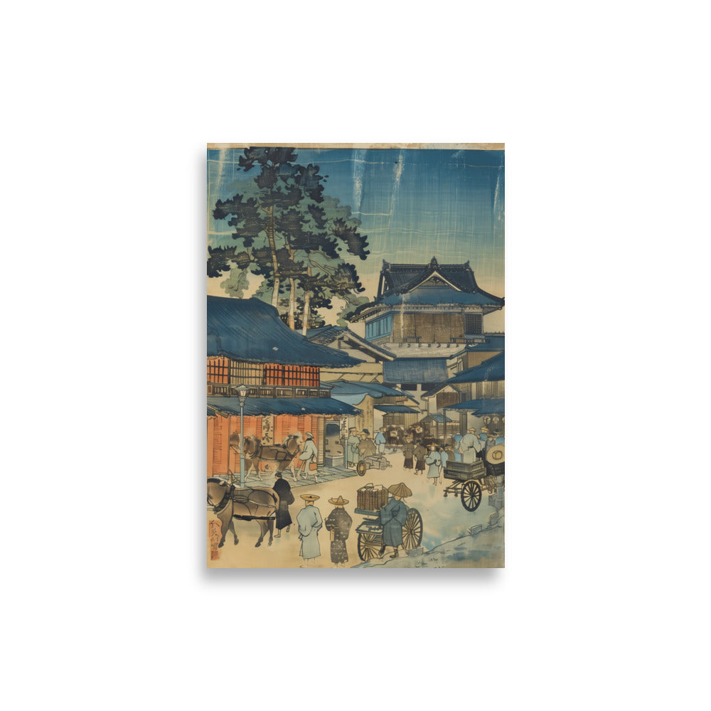 "old village" Matte Paper Poster