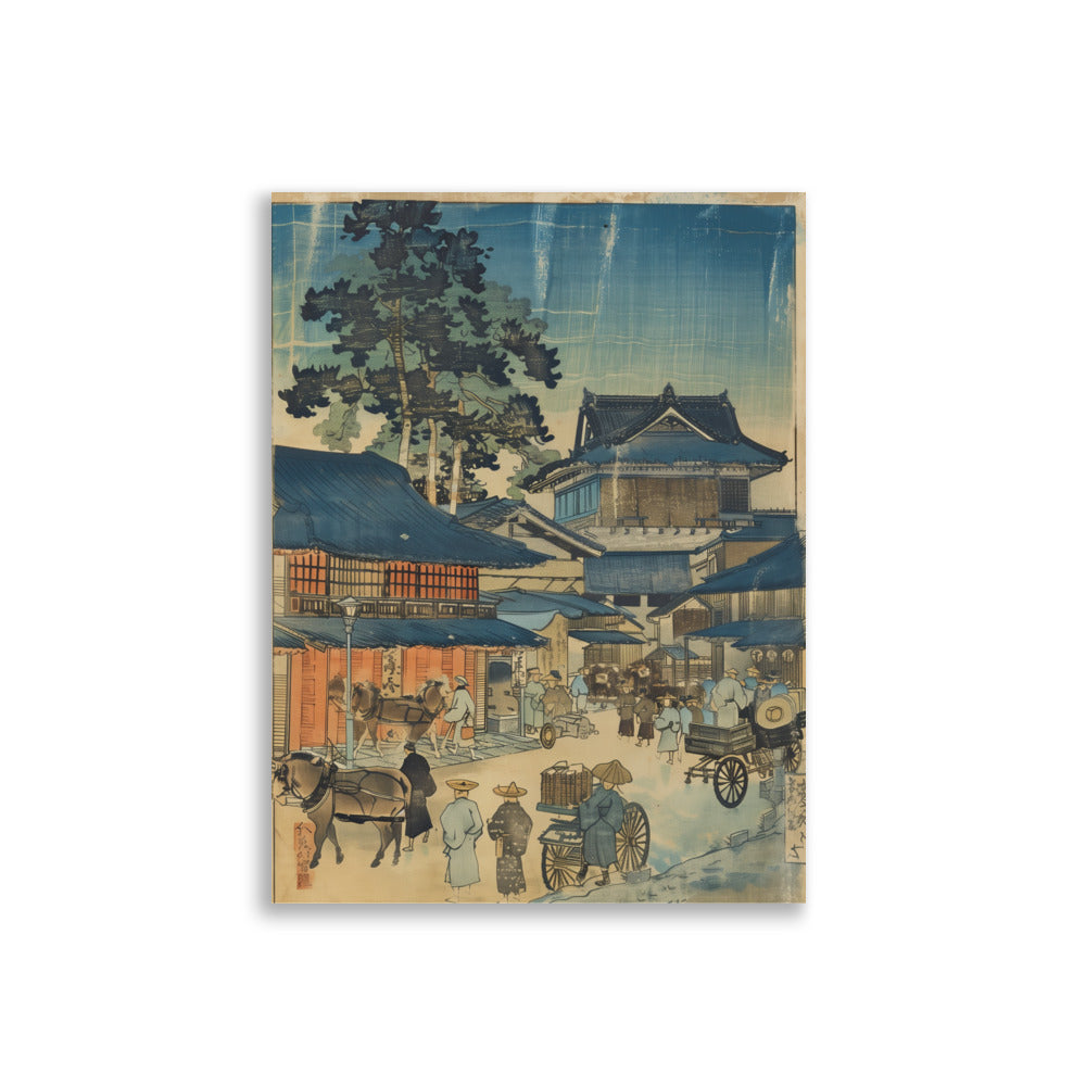 "old village" Matte Paper Poster