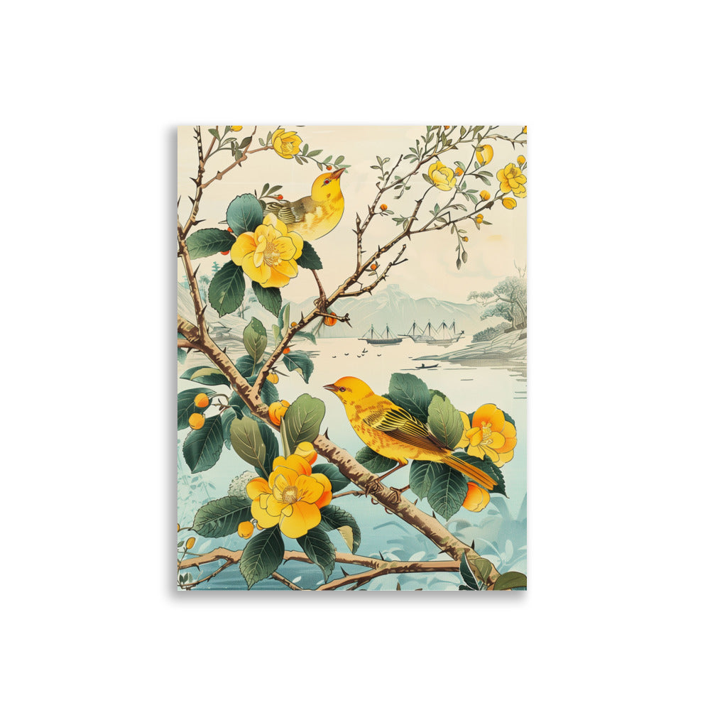 "birds" Matte Paper Poster