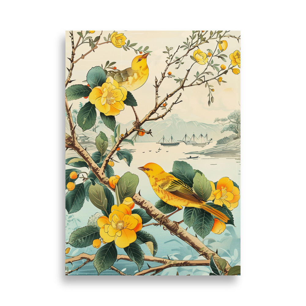 "birds" Matte Paper Poster