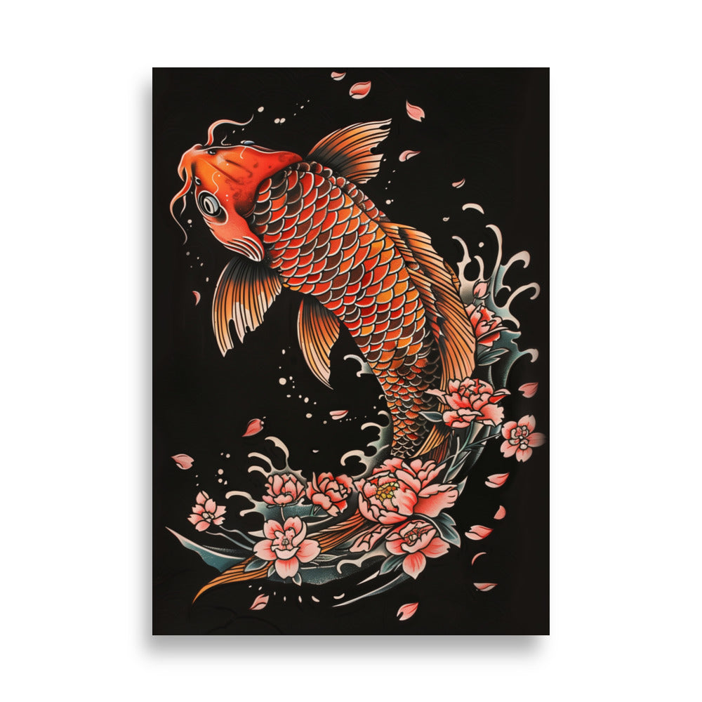 "carp" Matte Paper Poster