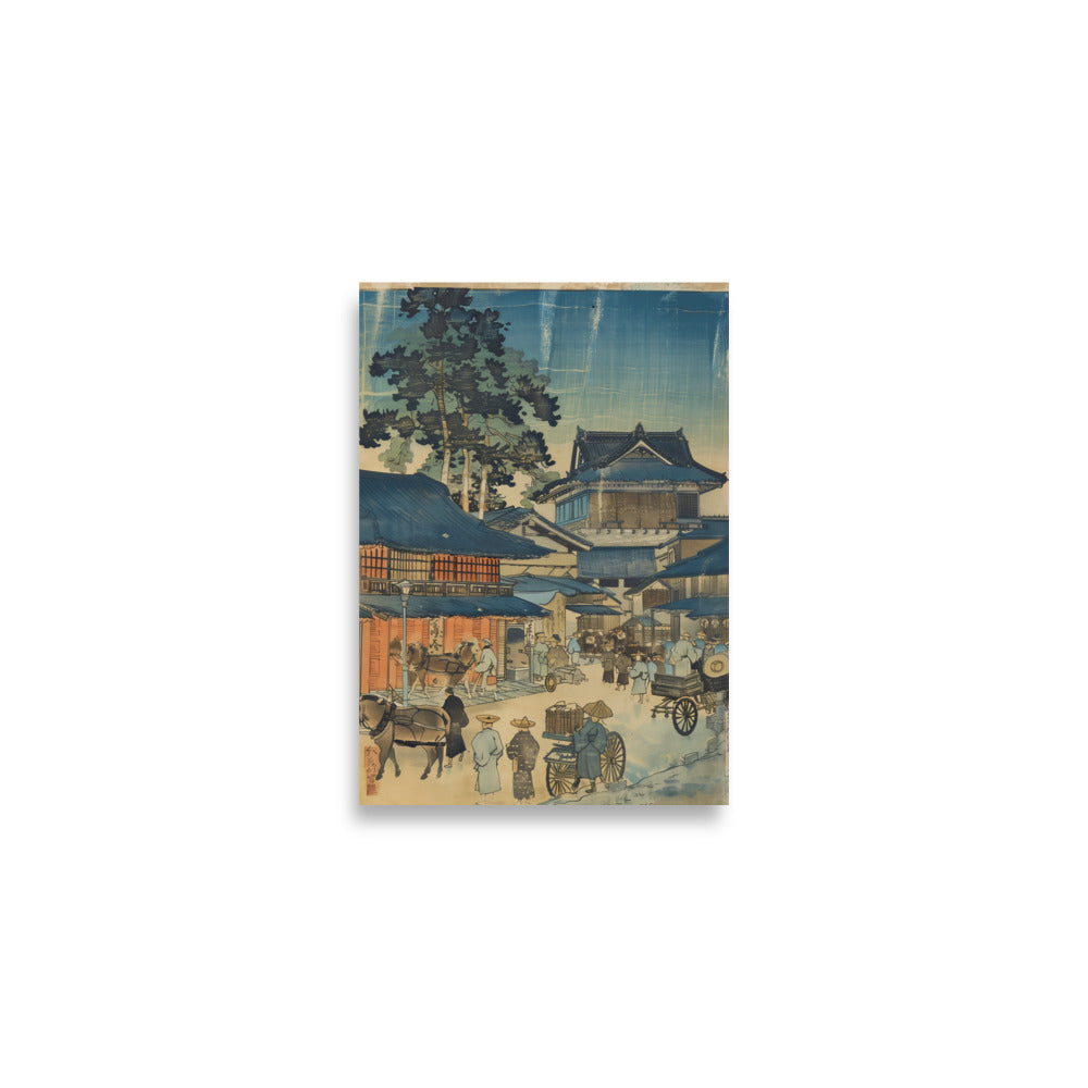 "old village" Matte Paper Poster