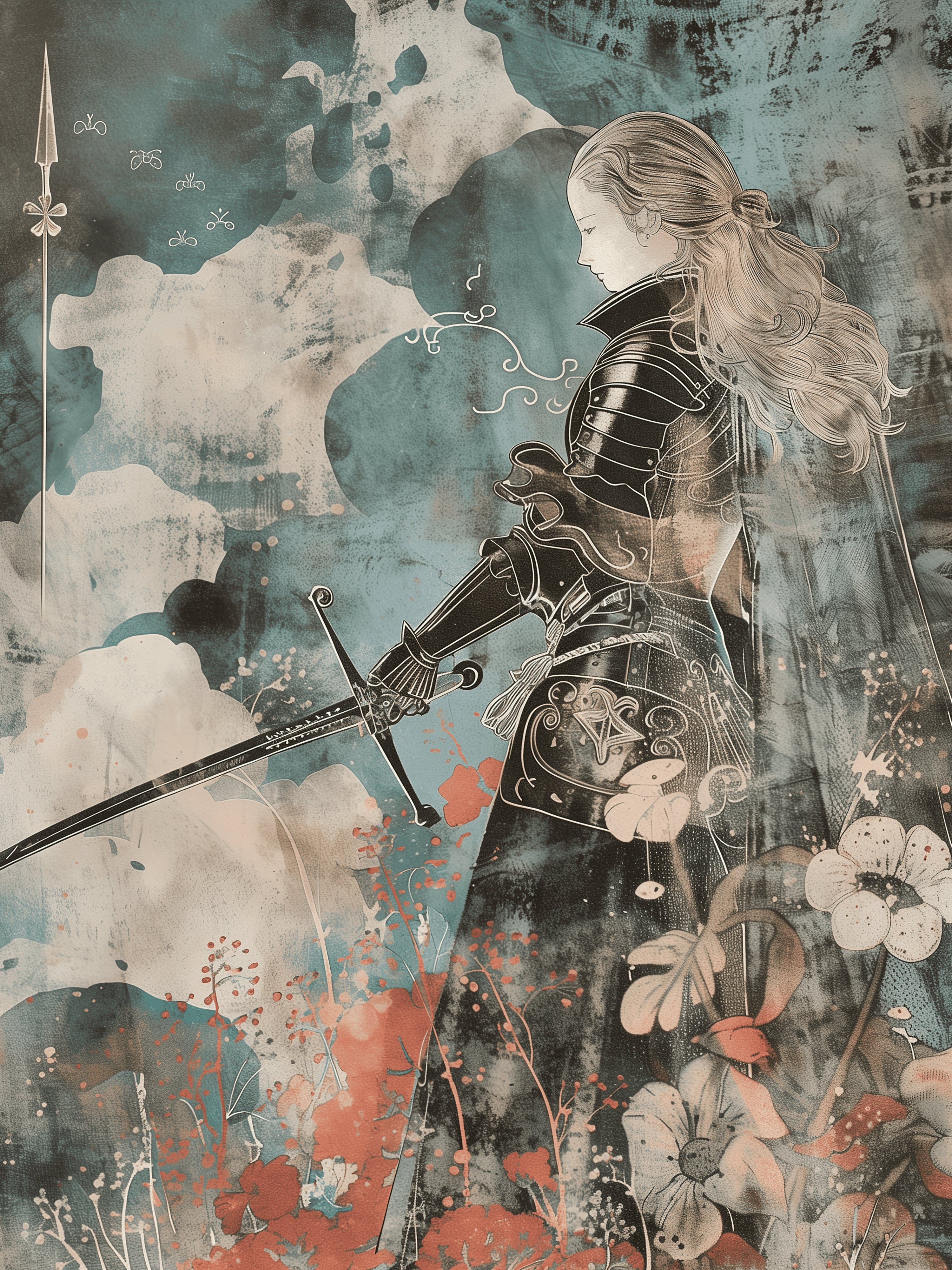 "Ukiyo-e of Jeanne d'Arc"