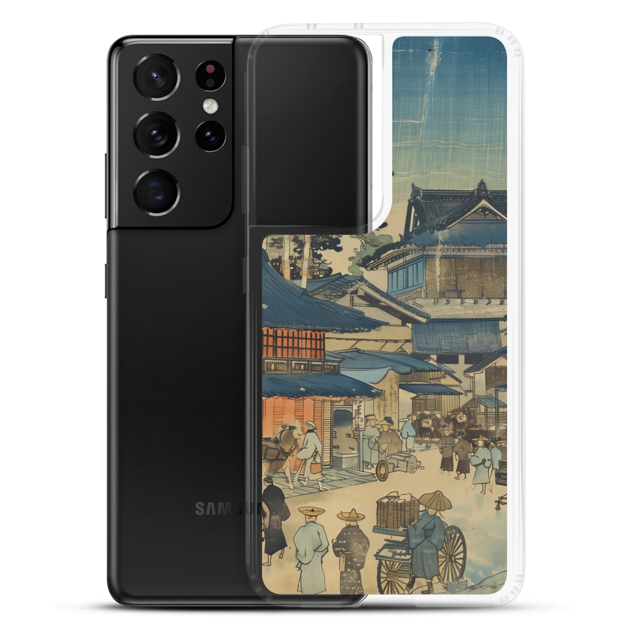 "old village" Clear Case for Samsung®