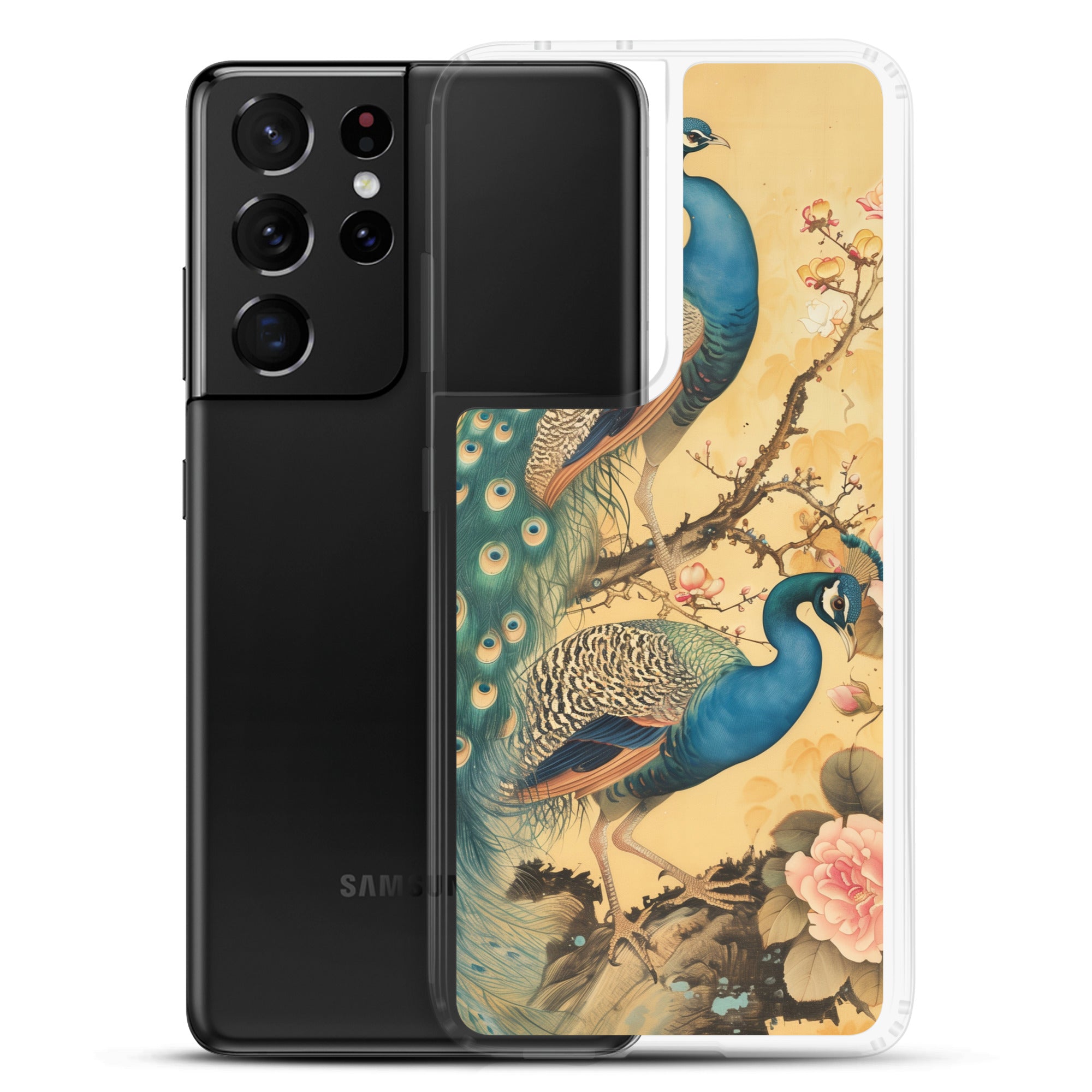 "peacock" Clear Case for Samsung®